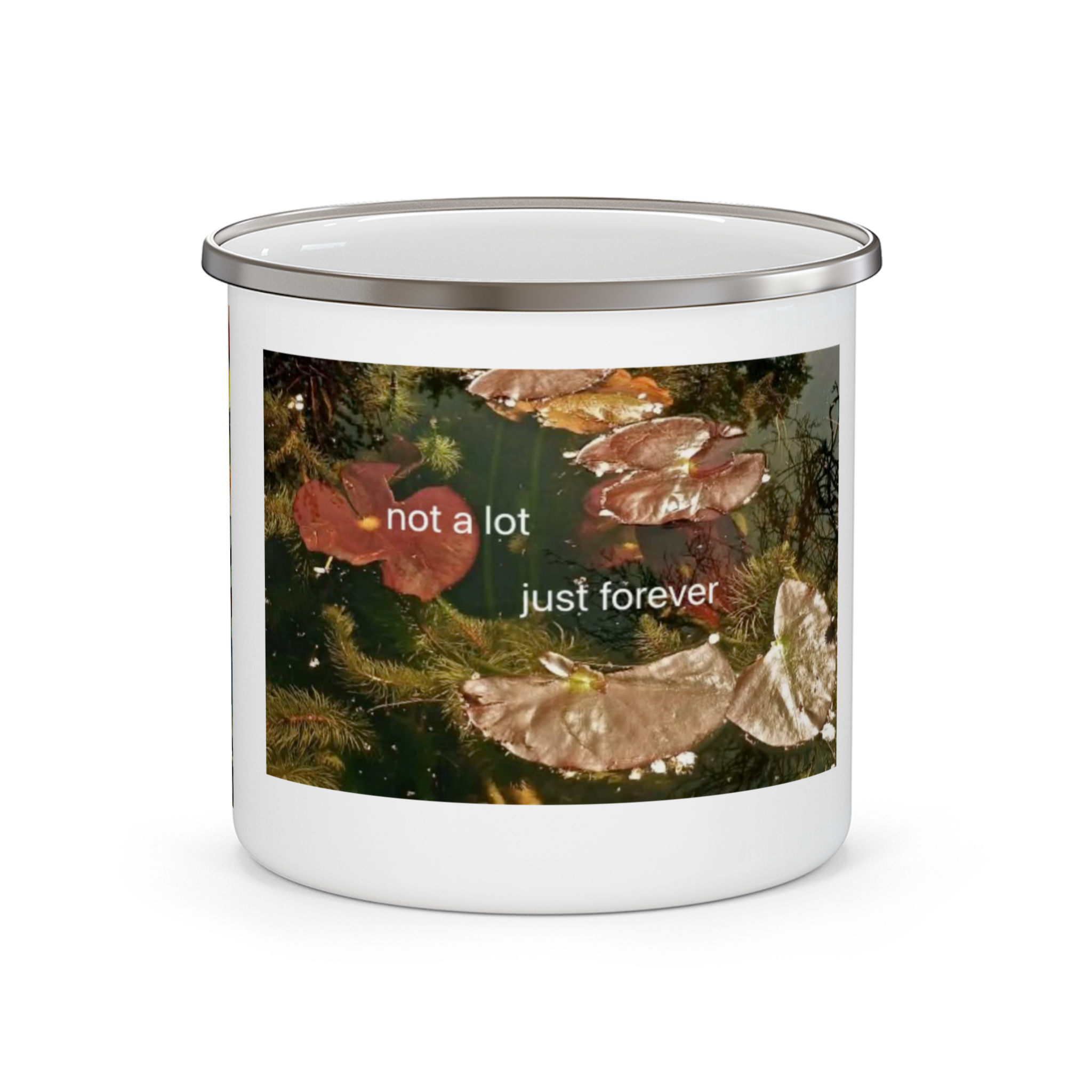 ماگ طرح not a lot just foreverنمای روبرو ۱3