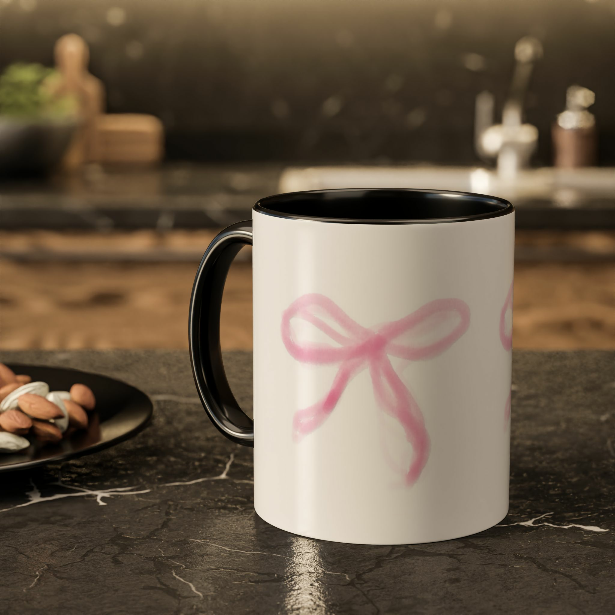 Pink bow tieزمینه ۲ - رنگ مشکی5