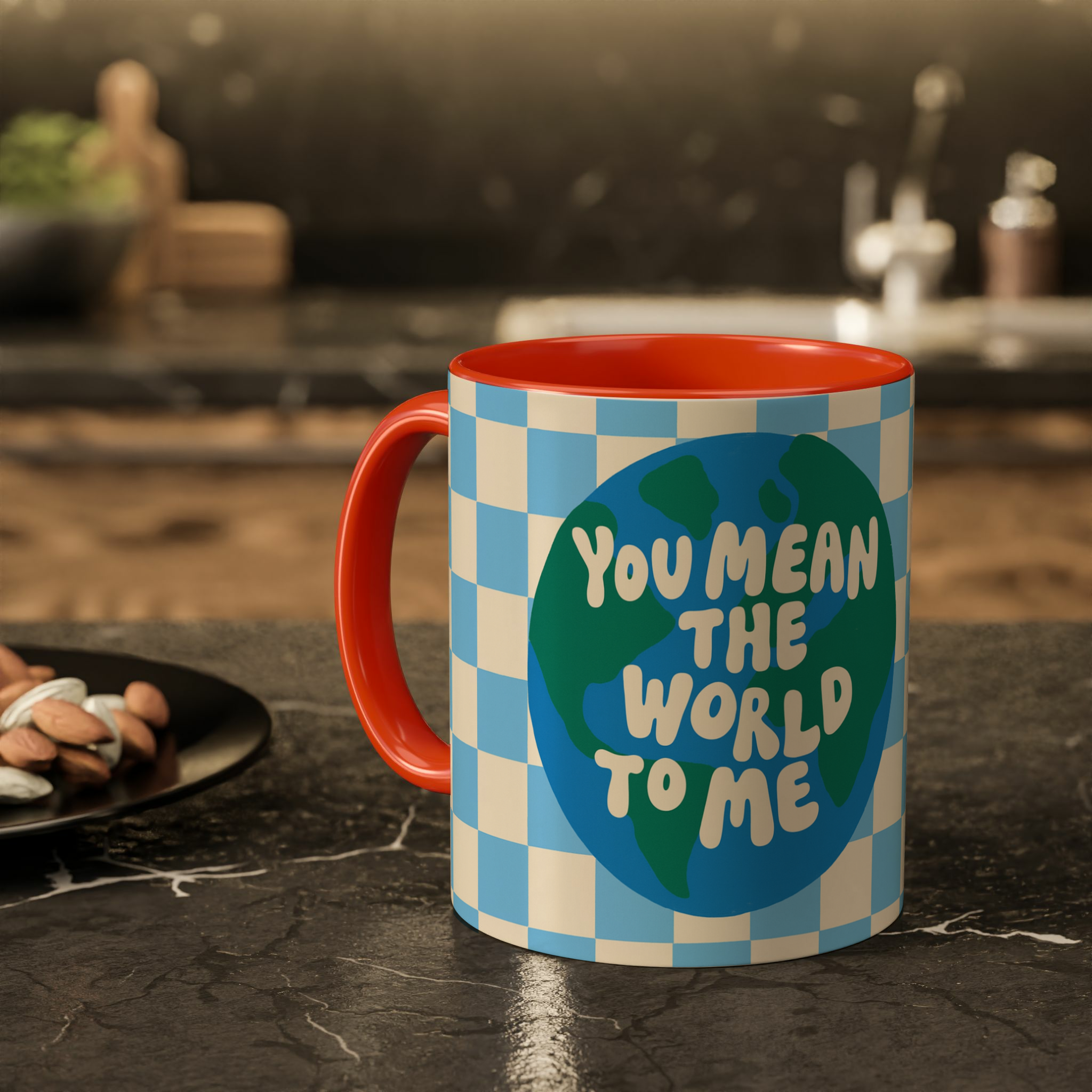 ماگ you mean the world to meزمینه ۲ - رنگ نارنجی1