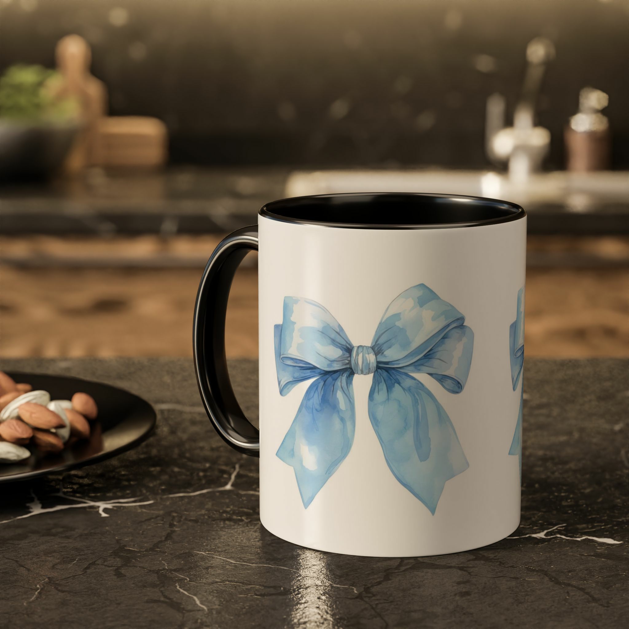 Blue bow tieزمینه ۲ - رنگ مشکی4
