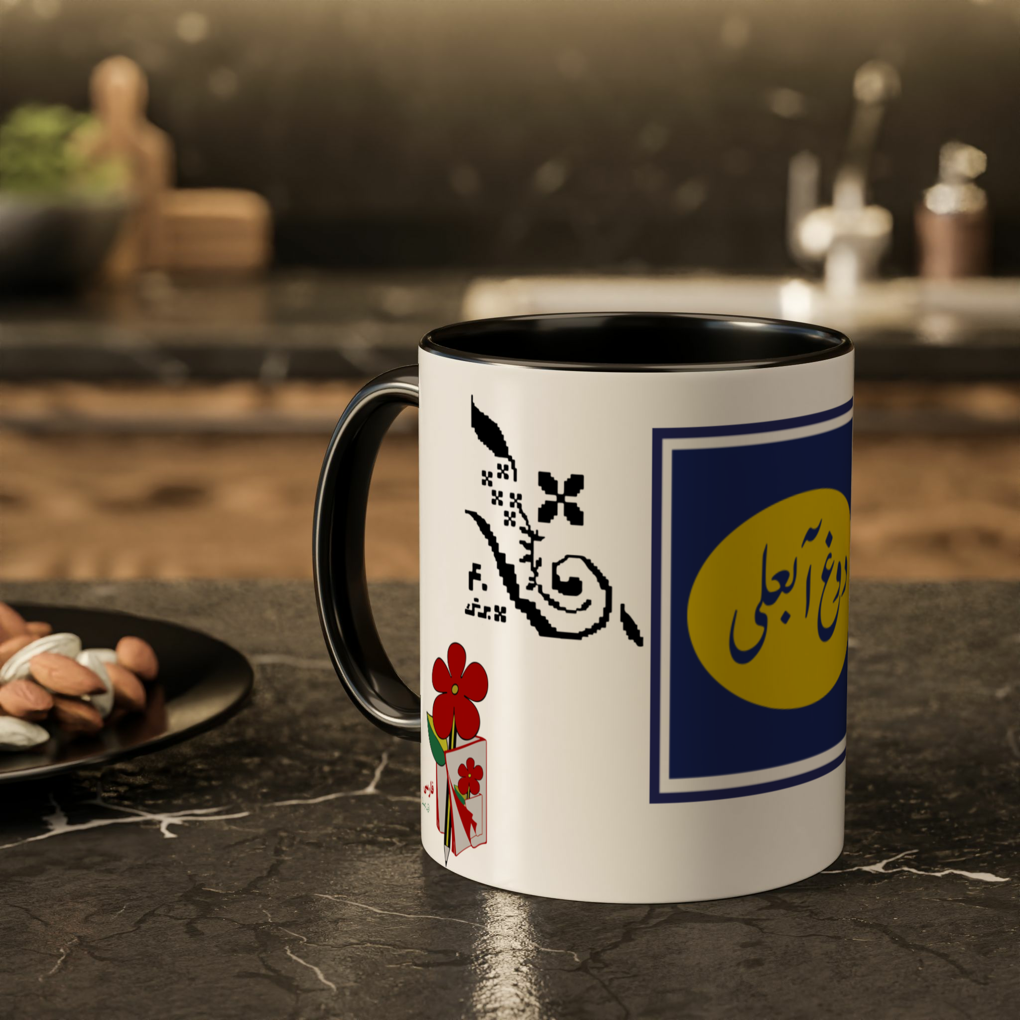 ماگ نوستالژیکزمینه ۲ - رنگ مشکی2