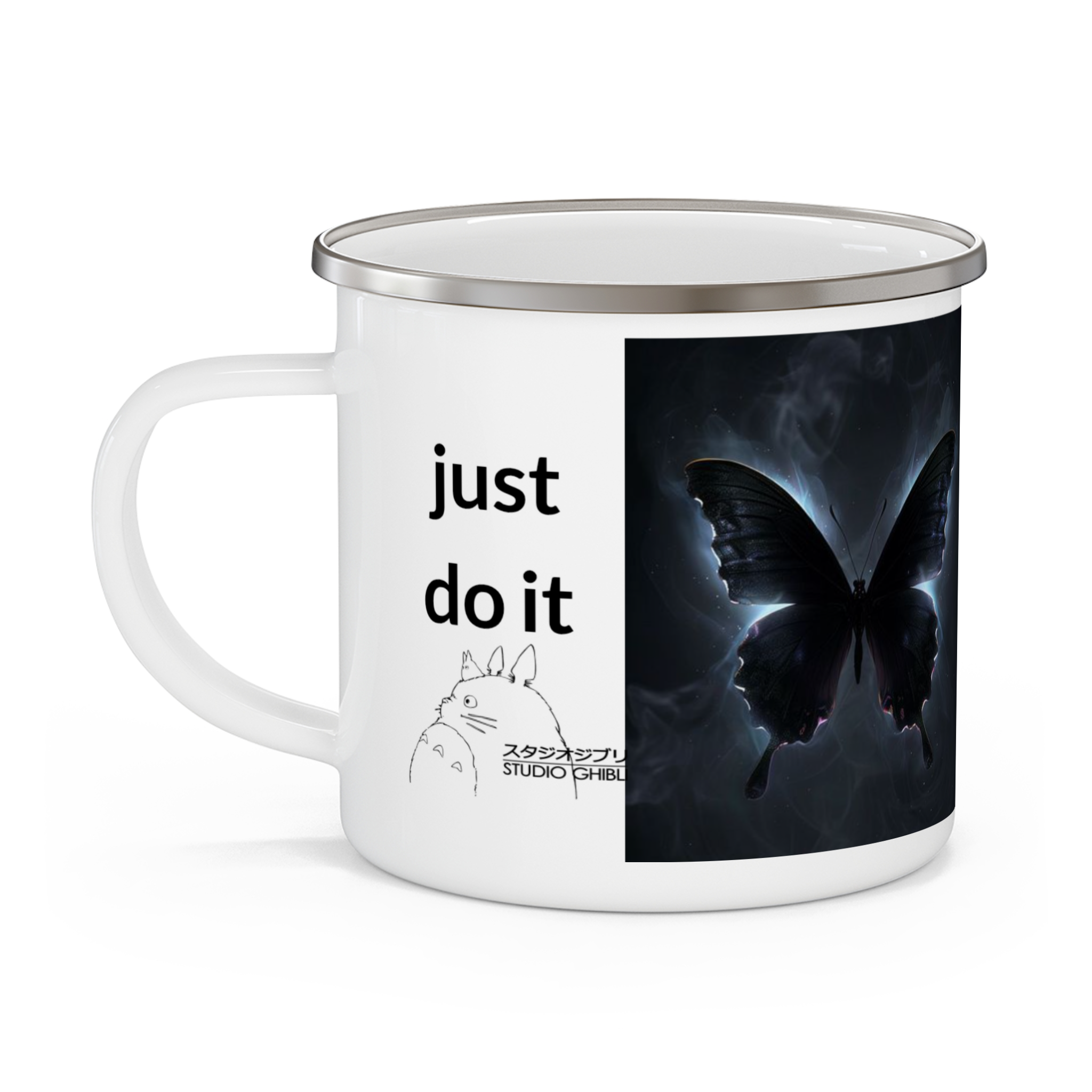 ماگ پروانه just do itنمای چپ ۱