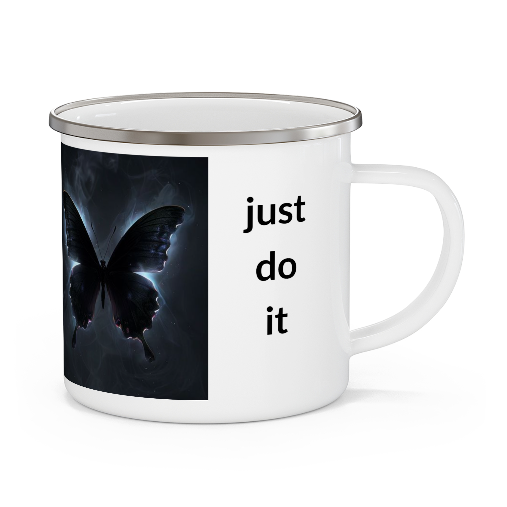 ماگ پروانه just do itنمای راست ۱2