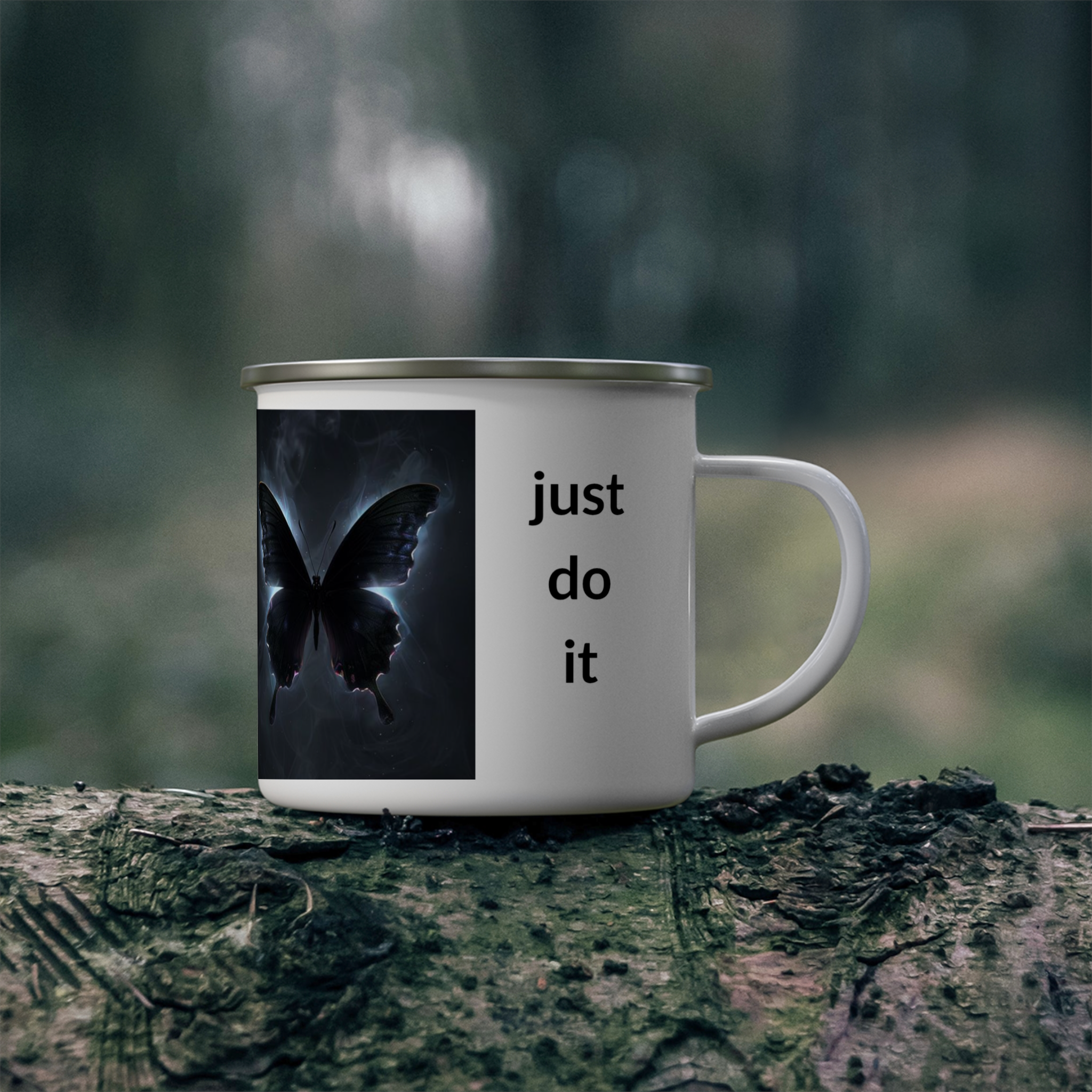 ماگ پروانه just do itنمای راست ۲4