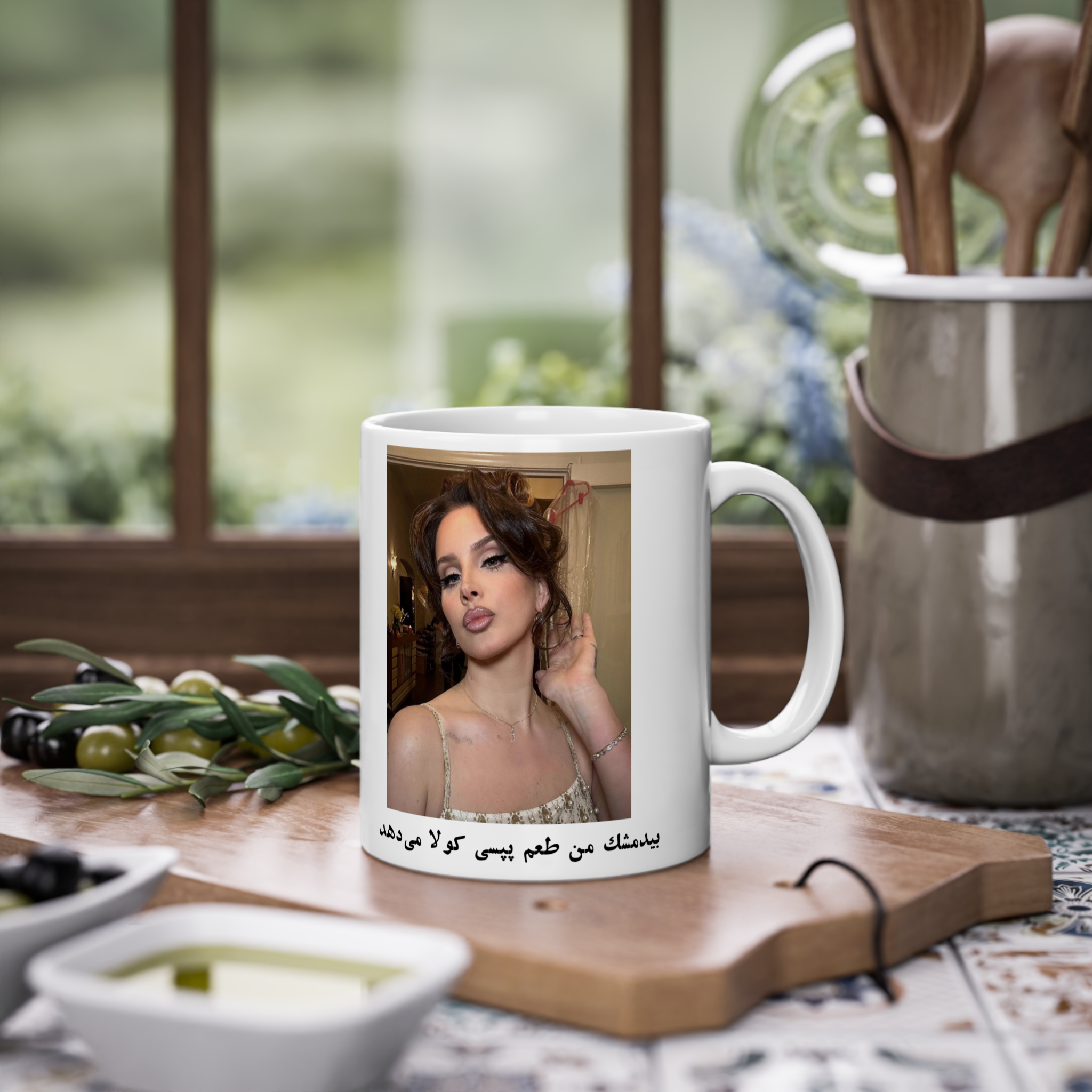 ماگ طرح لانا دل ریزمینه ۱4