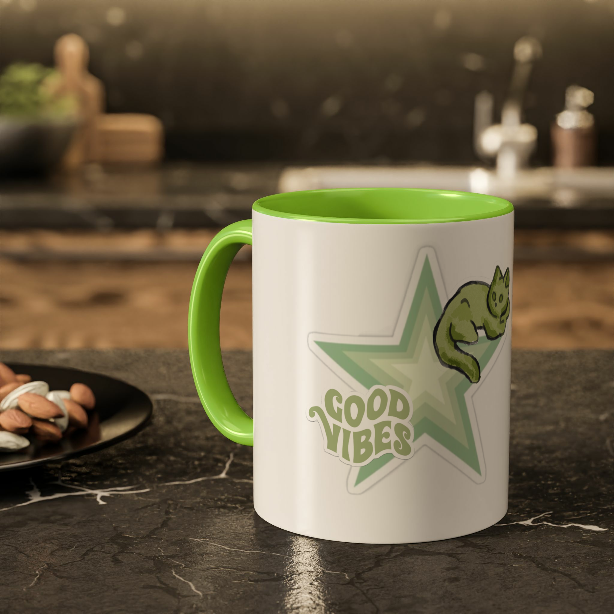 ماگ greenزمینه ۲ - رنگ سبز روشن2