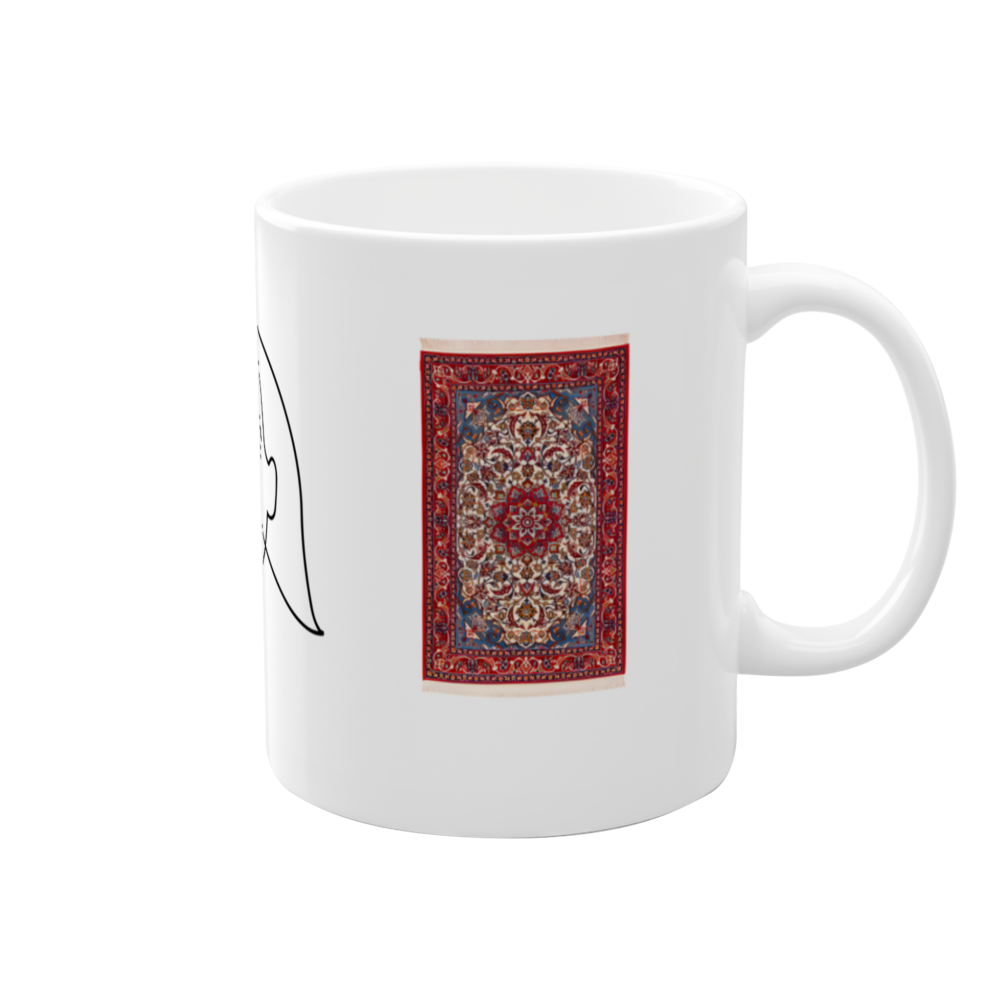 ماگ Red womenنمای راست3