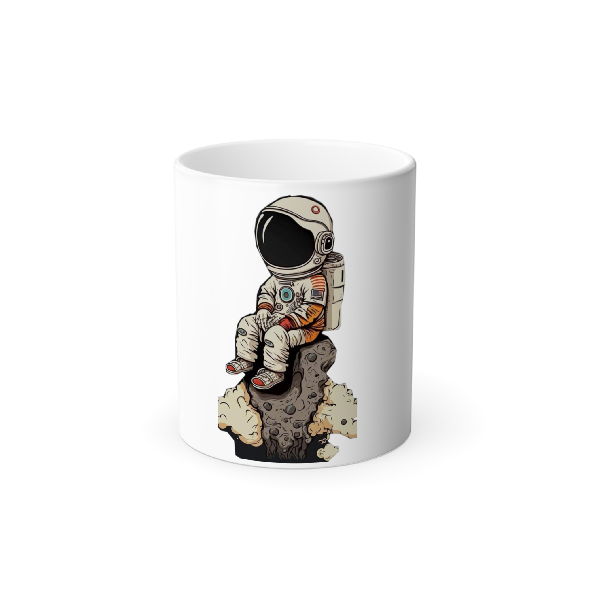 ماگ Astronautنمای روبرو - رنگ سفید