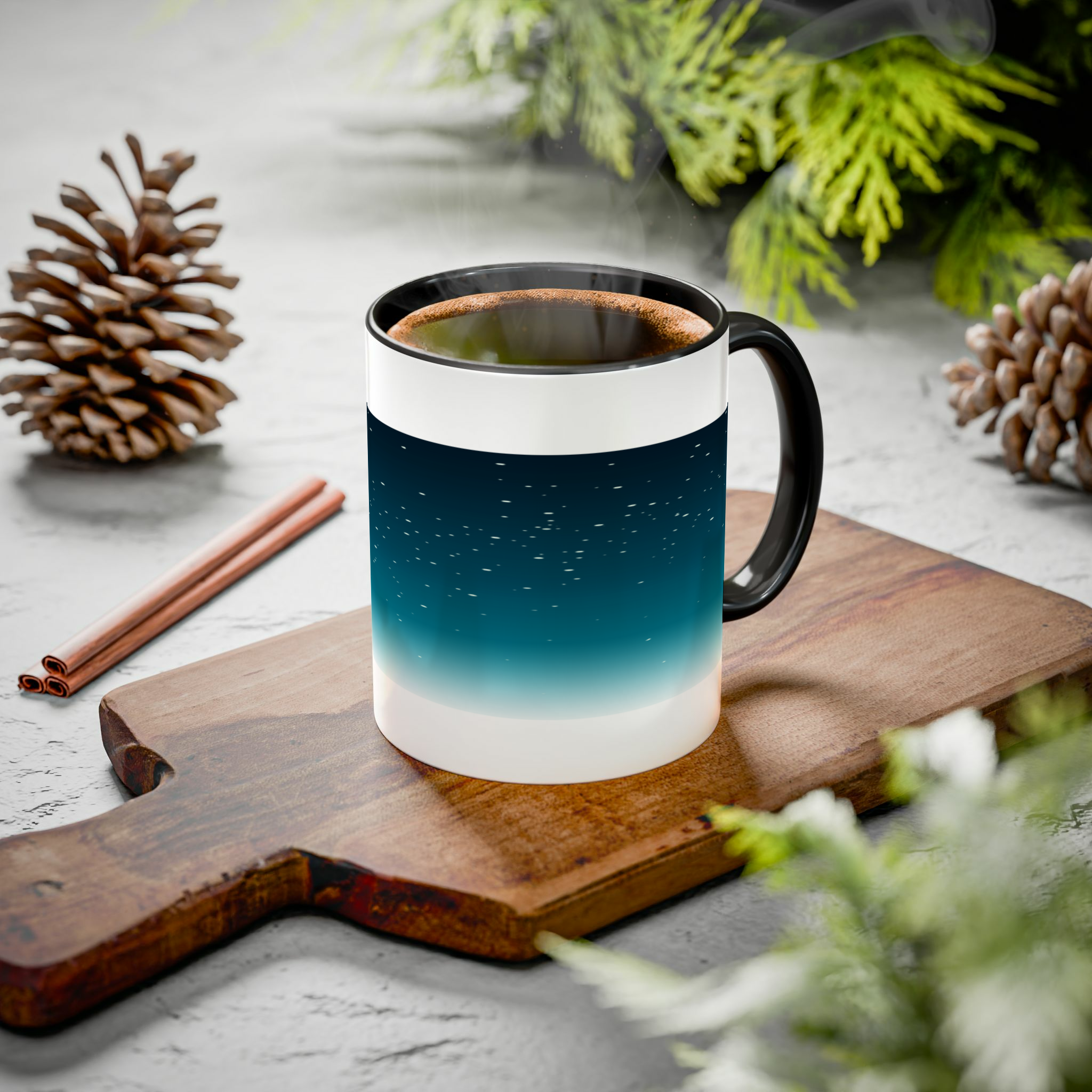 ماگ طرح اسپیس Spaceزمینه ۱ - رنگ مشکی1