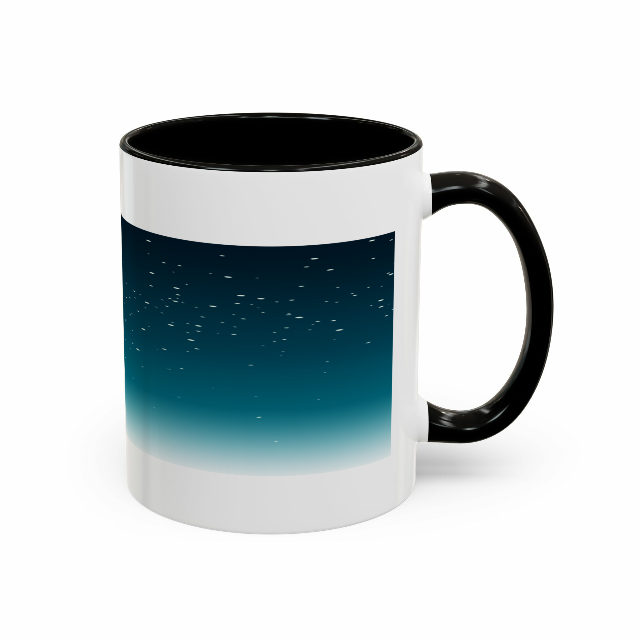 ماگ طرح اسپیس Spaceنمای راست - رنگ مشکی4