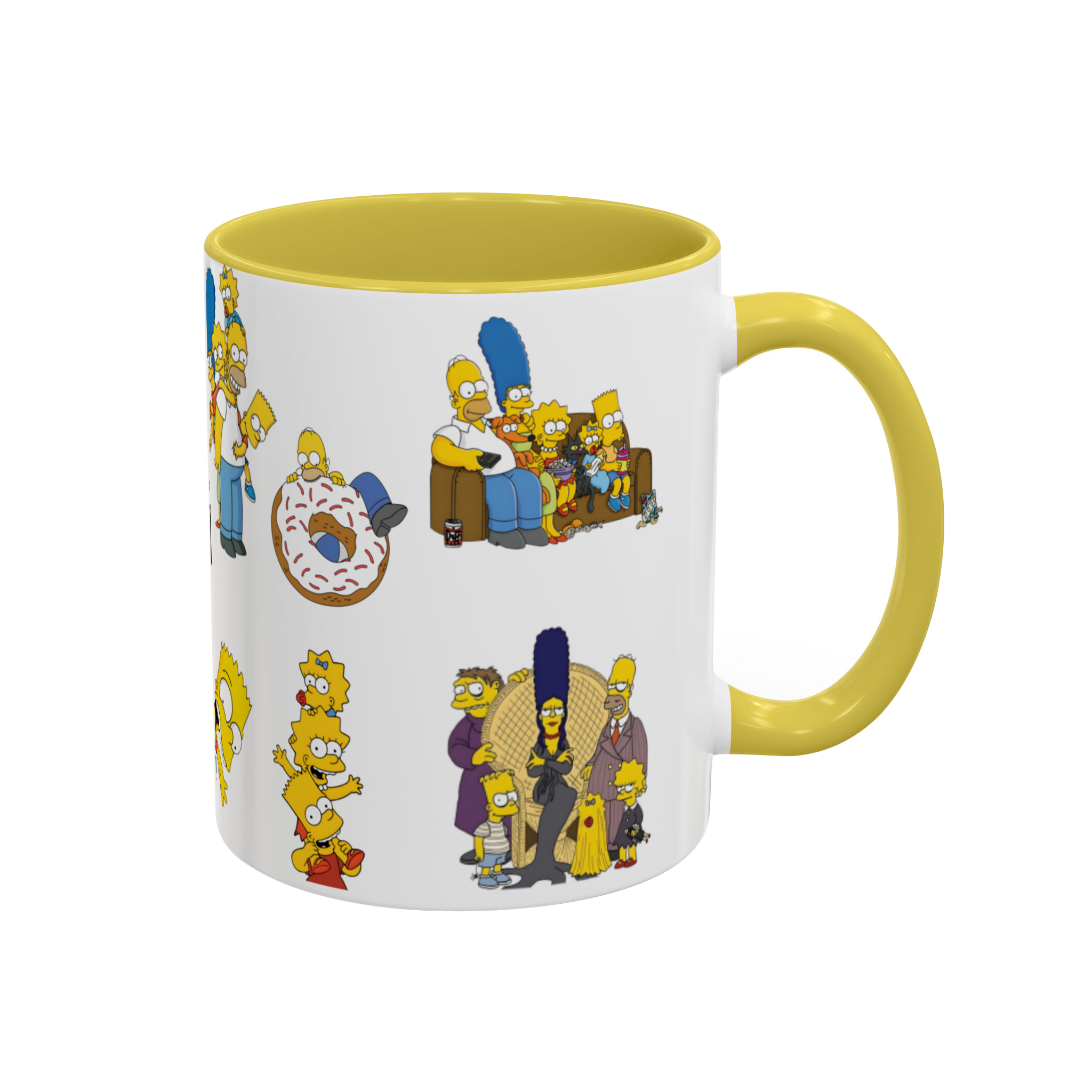 simpsonsنمای راست - رنگ زرد3