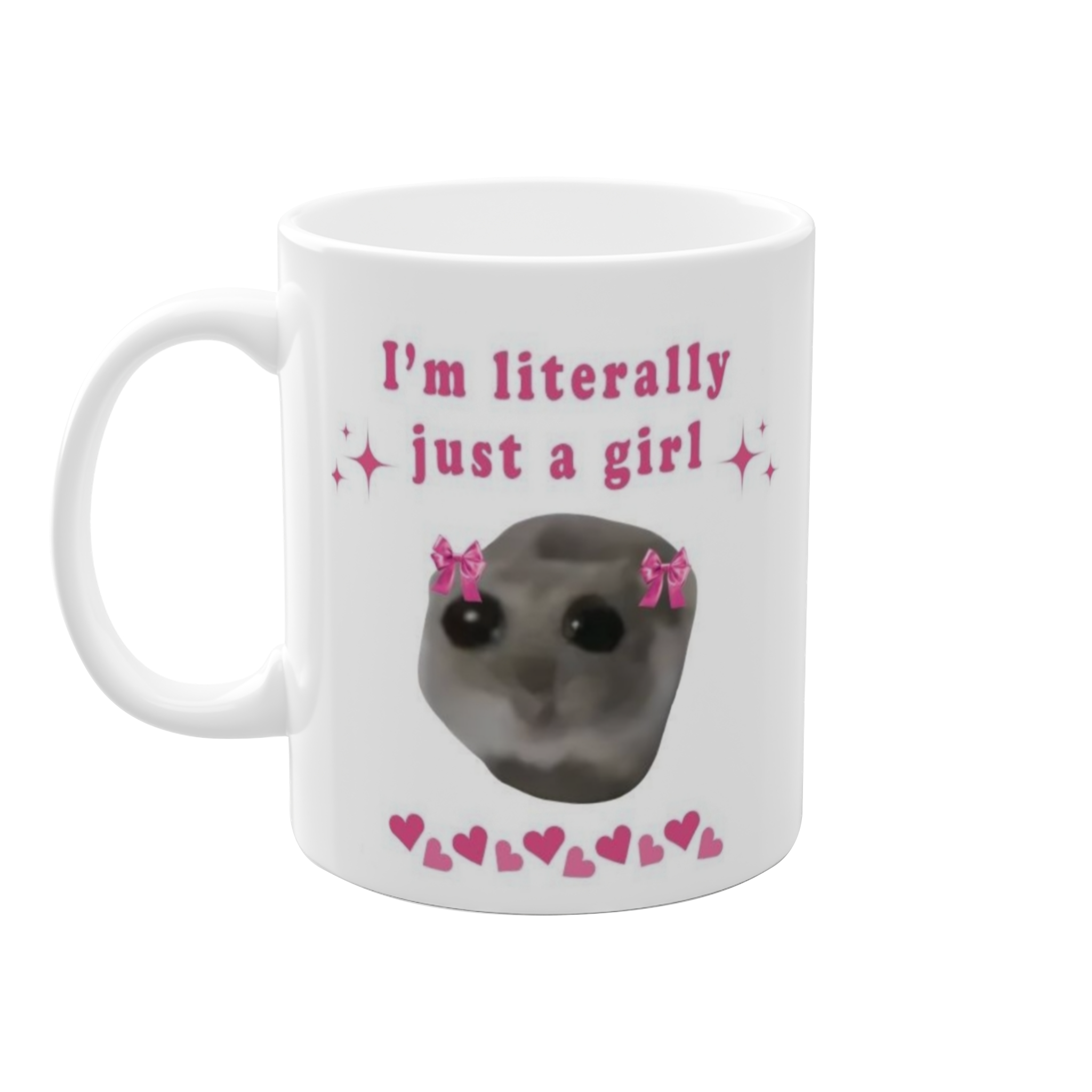 ماگ طرح I'm just a girlنمای چپ4