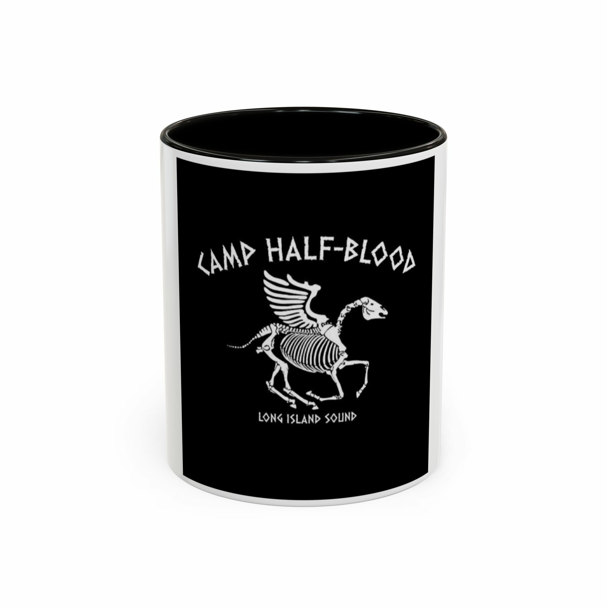 ماگ Camp Half-Bloodنمای روبرو - رنگ مشکی