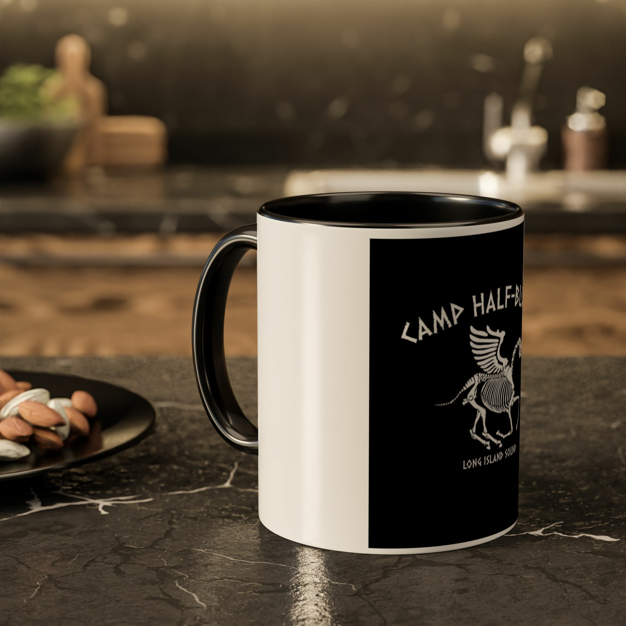 ماگ Camp Half-Bloodزمینه ۲ - رنگ مشکی2