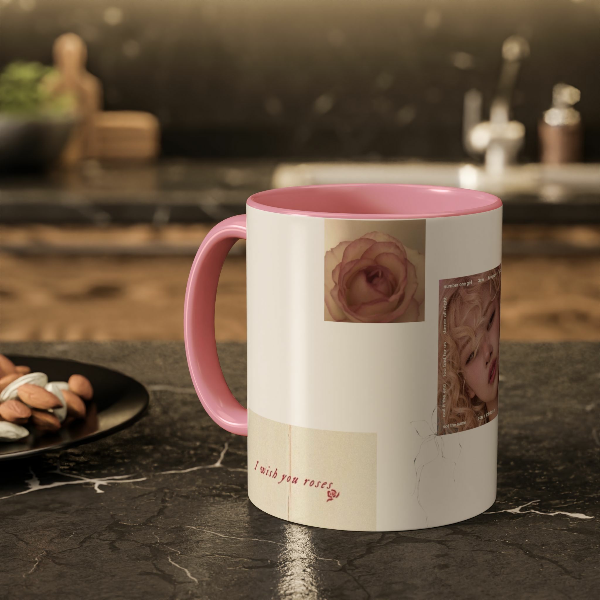 ماگ roséزمینه ۲ - رنگ صورتی2