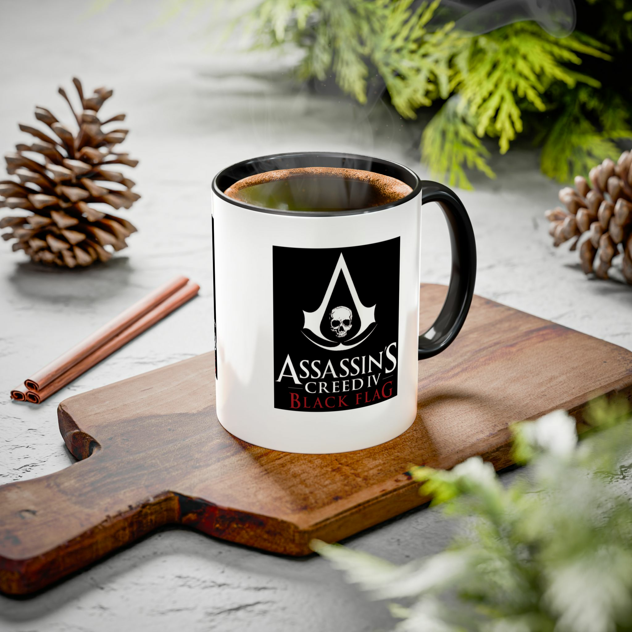ماگ بیسیکAsassins Creed Black Flagزمینه ۱ - رنگ مشکی5