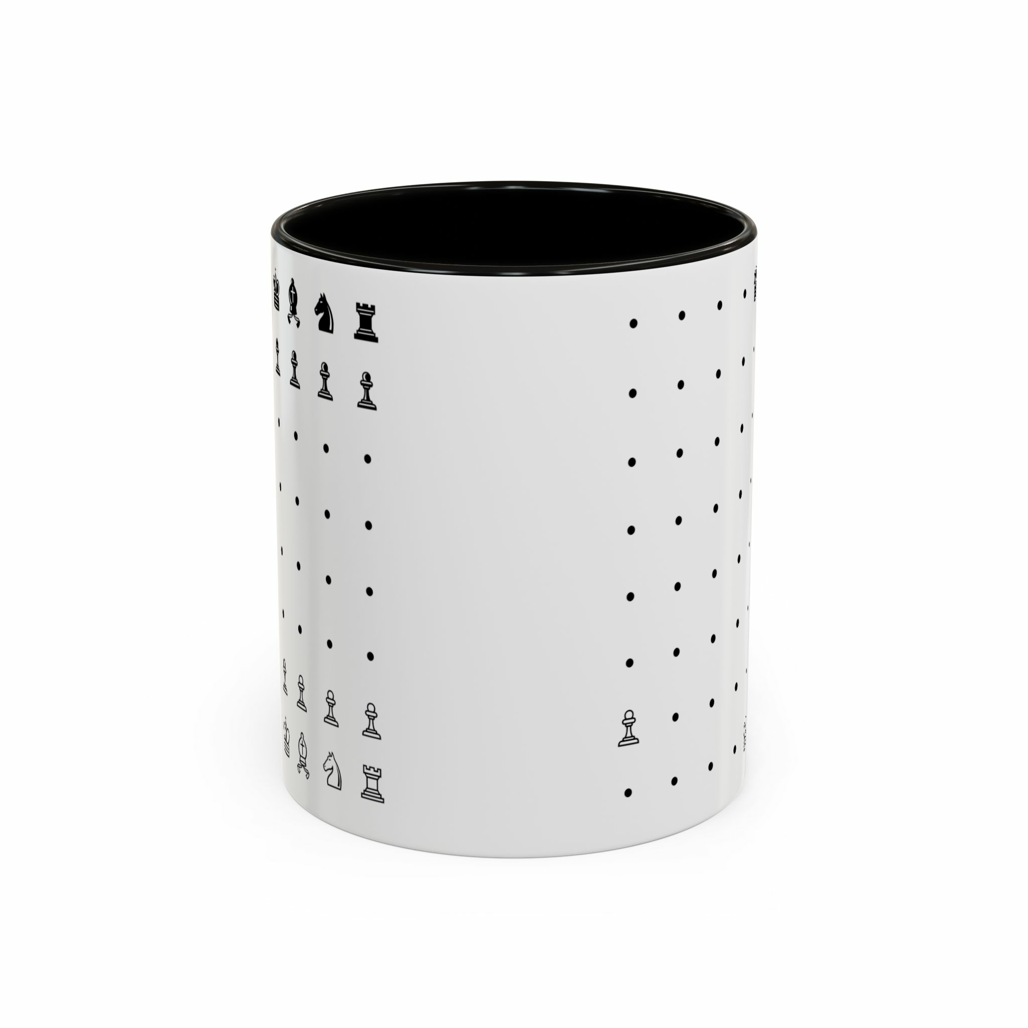 ماگ chessنمای روبرو  - رنگ مشکی3