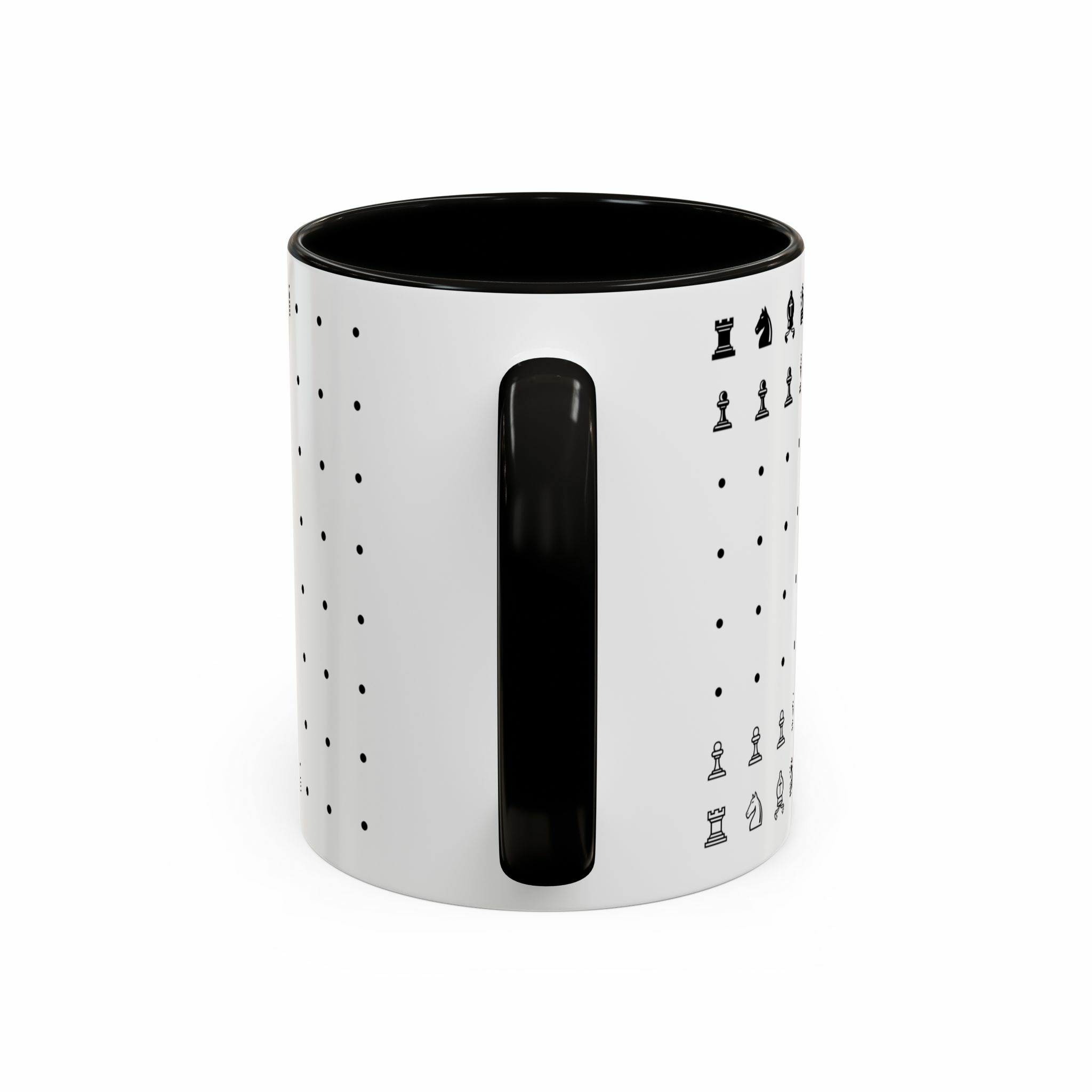 ماگ chessنمای پشت - رنگ مشکی2