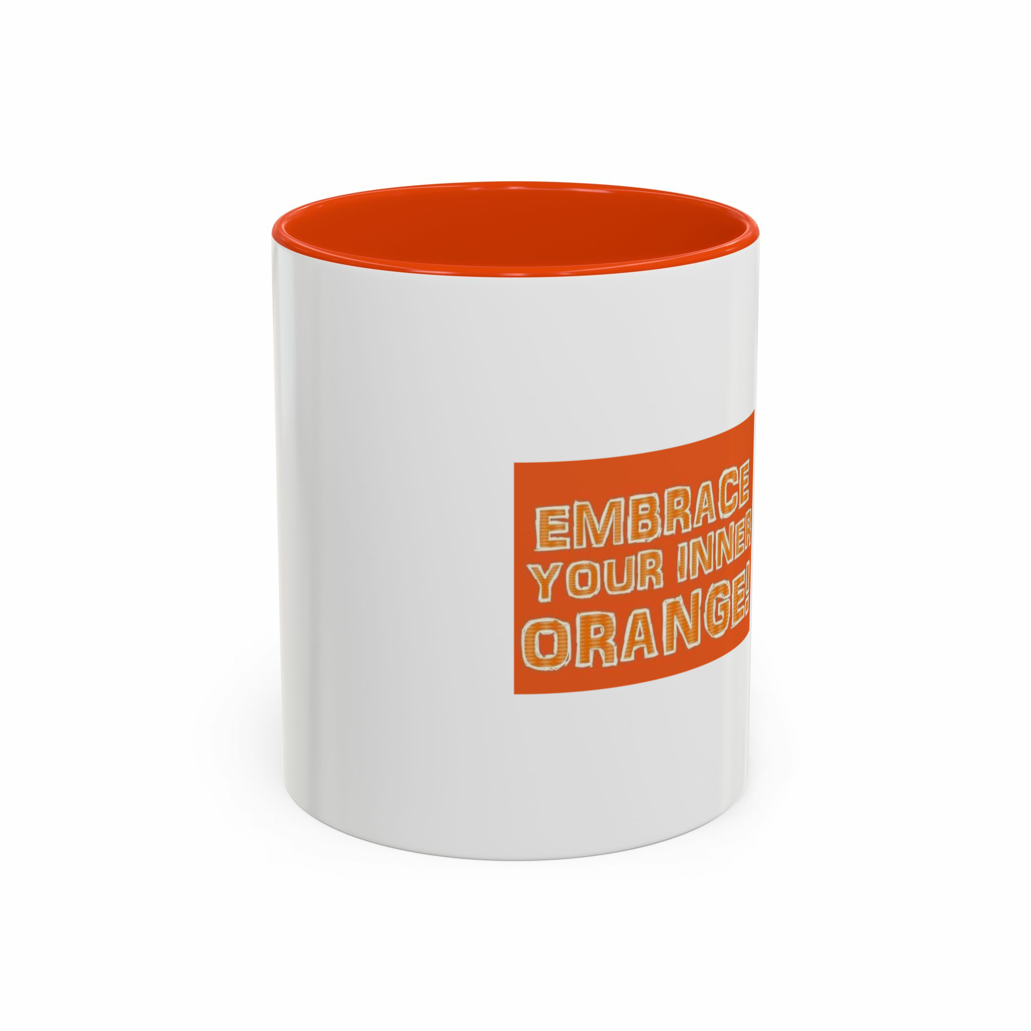 ماگ Orangeنمای روبرو - رنگ نارنجی1