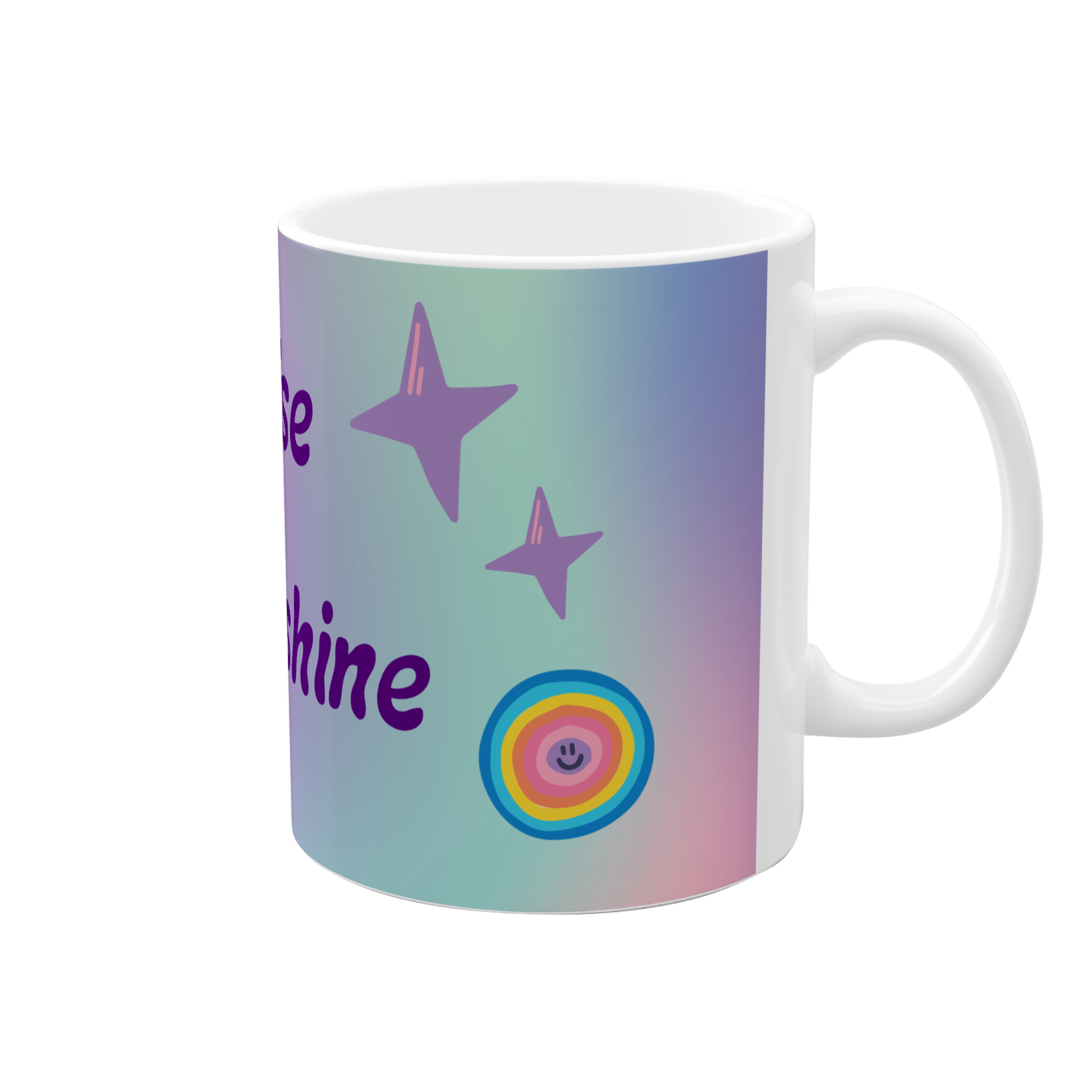 ماگ طرح rise and shineنمای راست