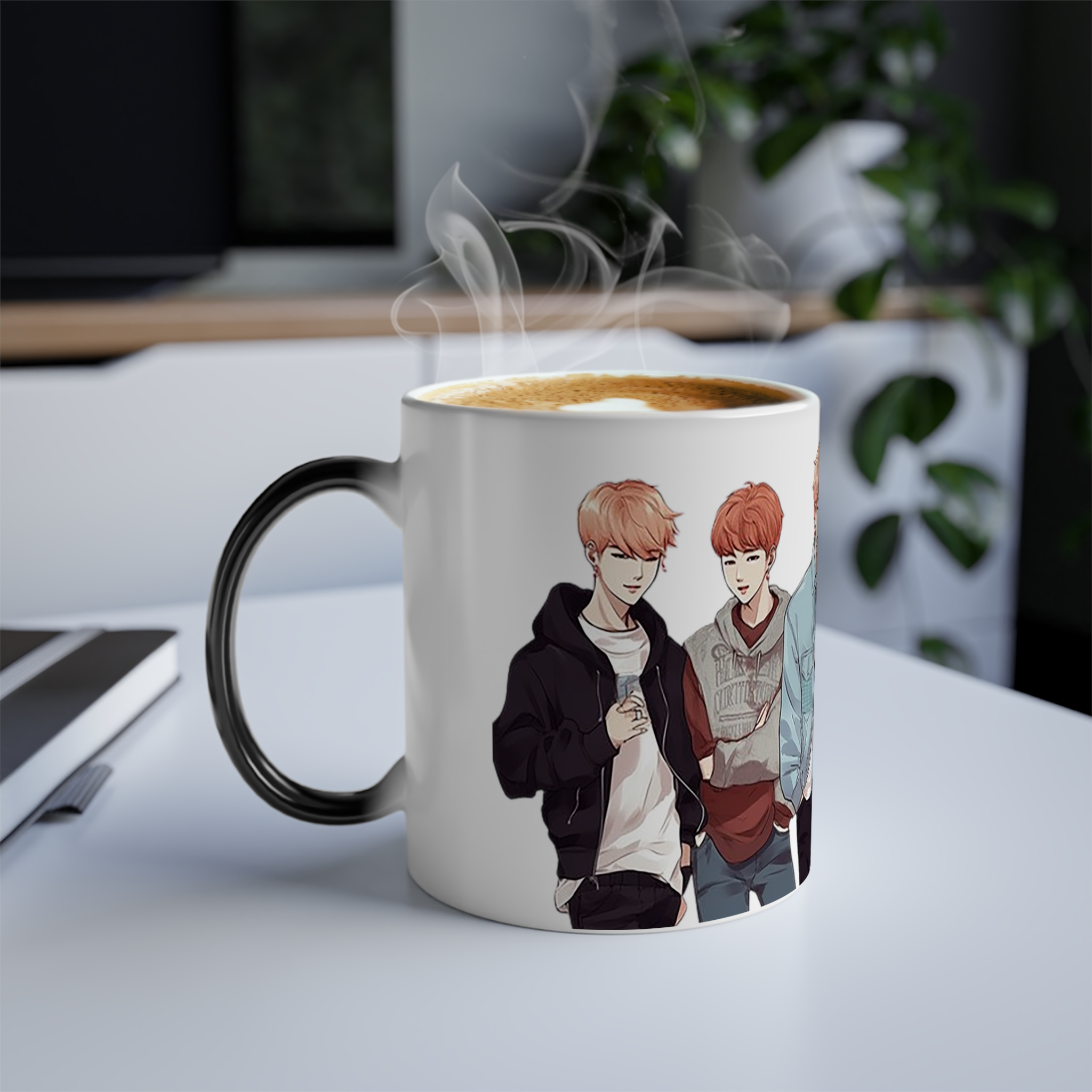 ماک BTSزمینه ۱ - رنگ سفید4