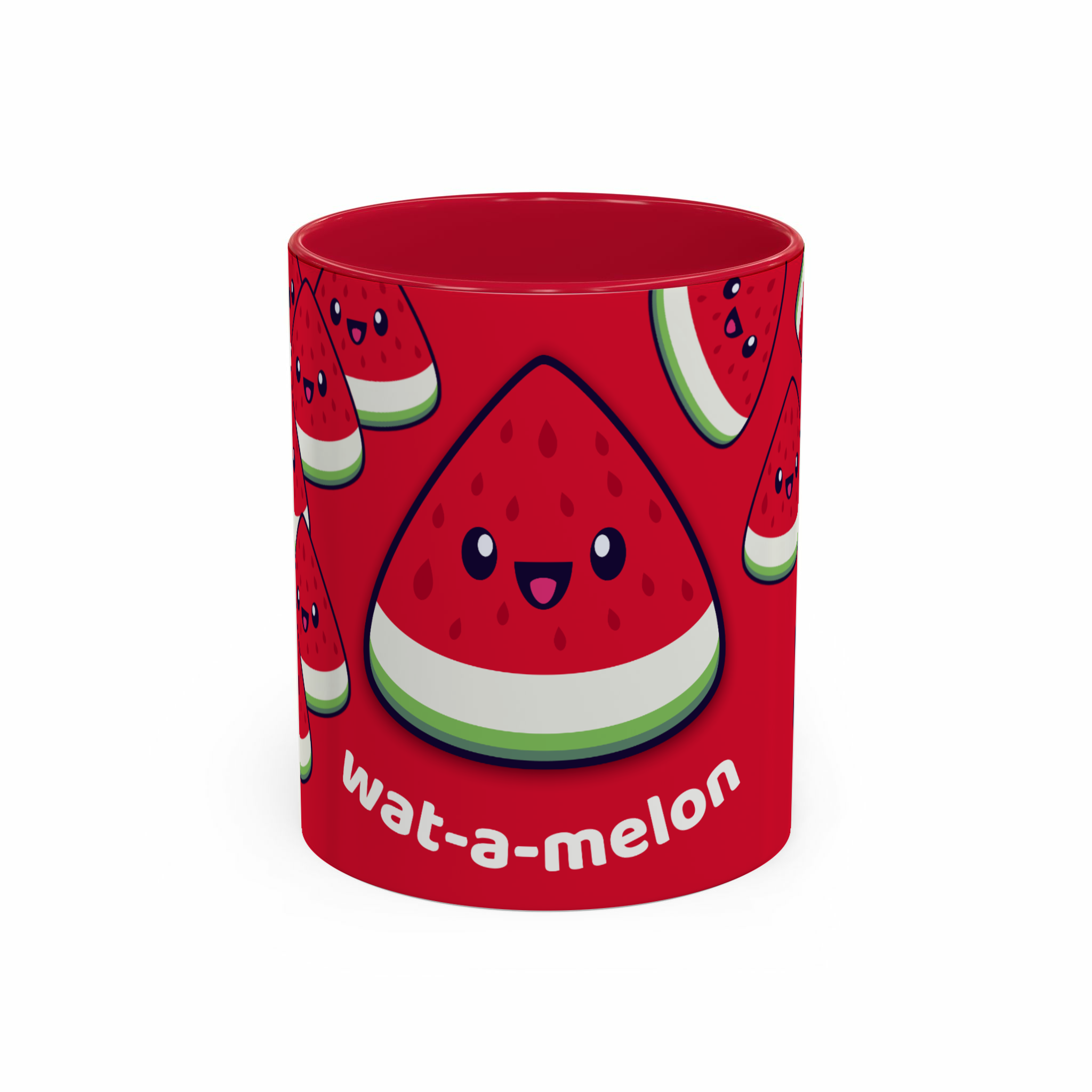 ماگ watermelonنمای روبرو - رنگ قرمز4