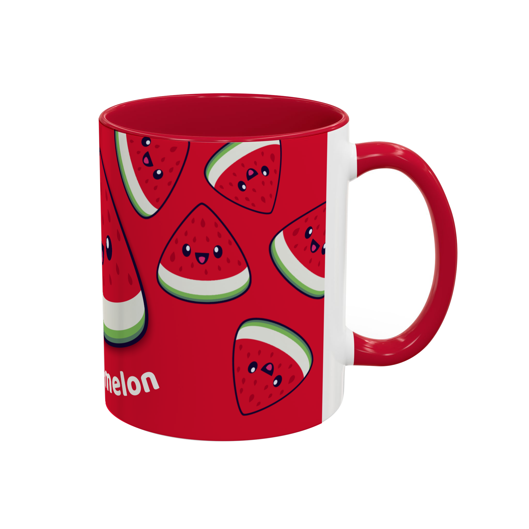 ماگ watermelonنمای راست - رنگ قرمز3