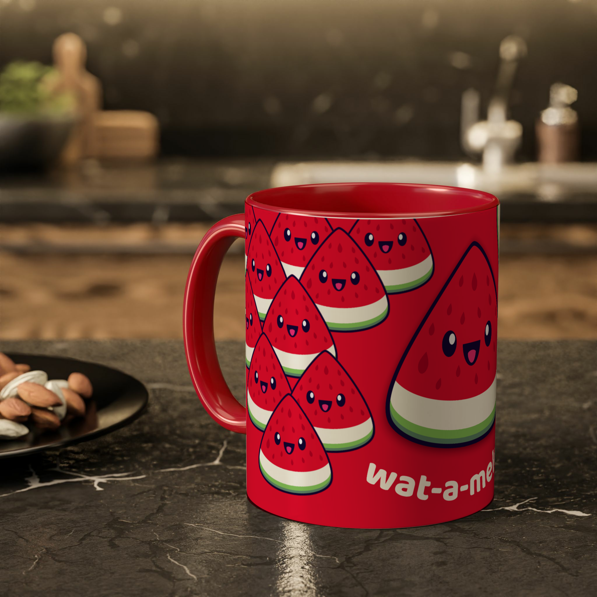 ماگ watermelonزمینه ۲ - رنگ قرمز5