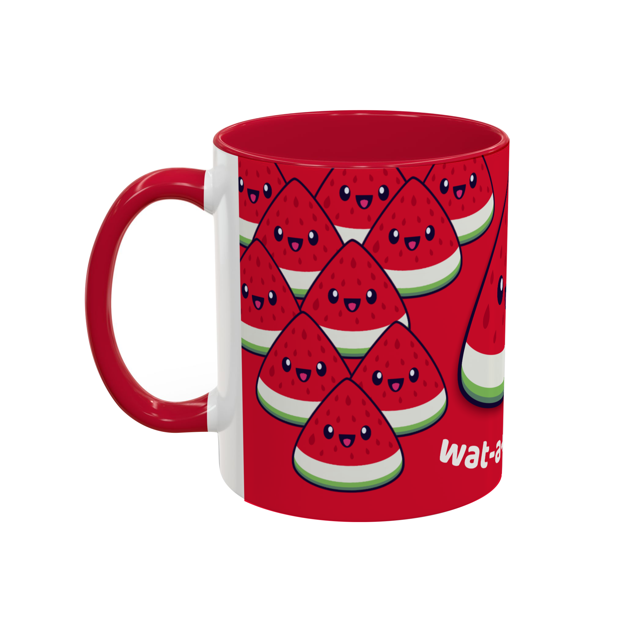 ماگ watermelonنمای چپ - رنگ قرمز