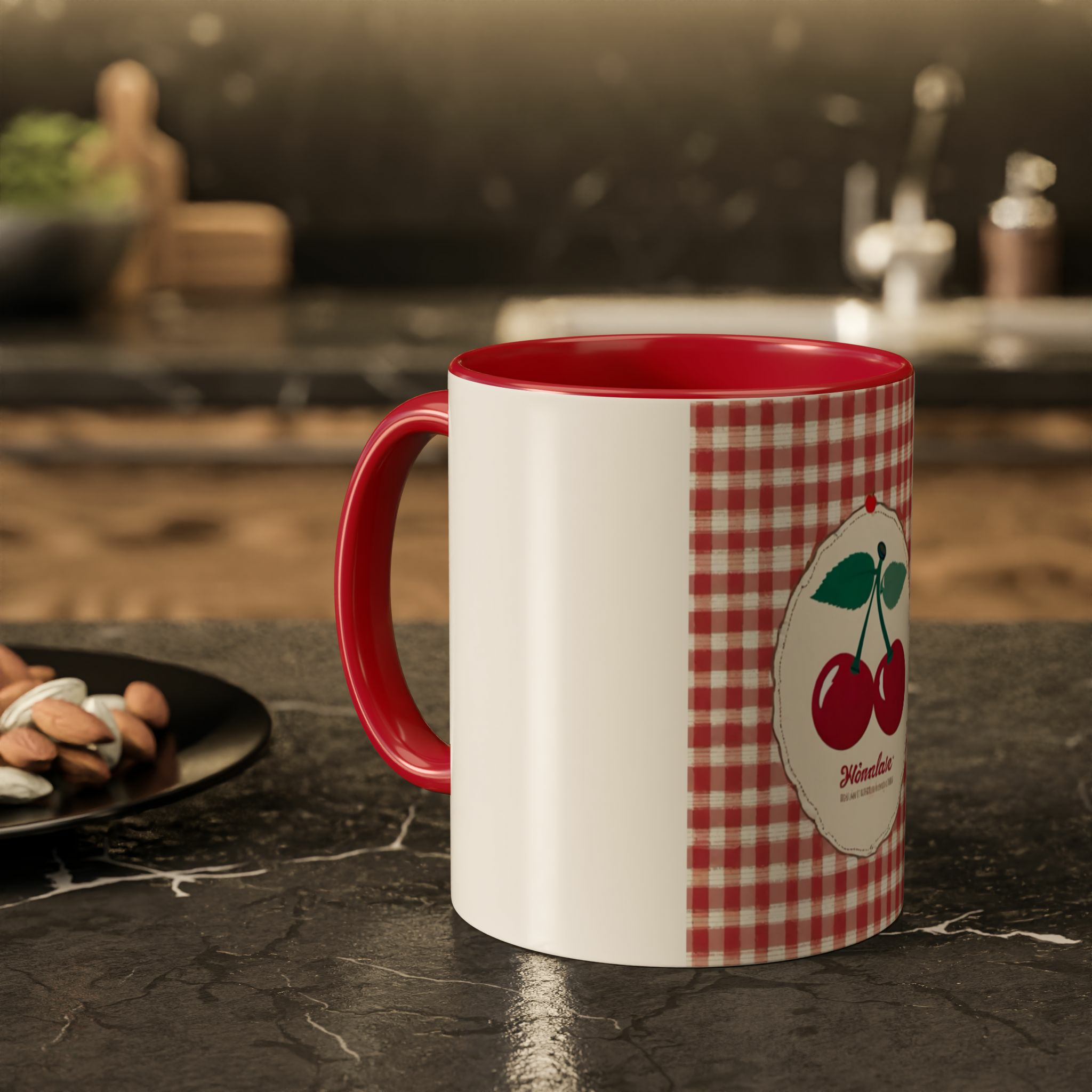 ماگ cherry🍒✨️زمینه ۲ - رنگ قرمز5