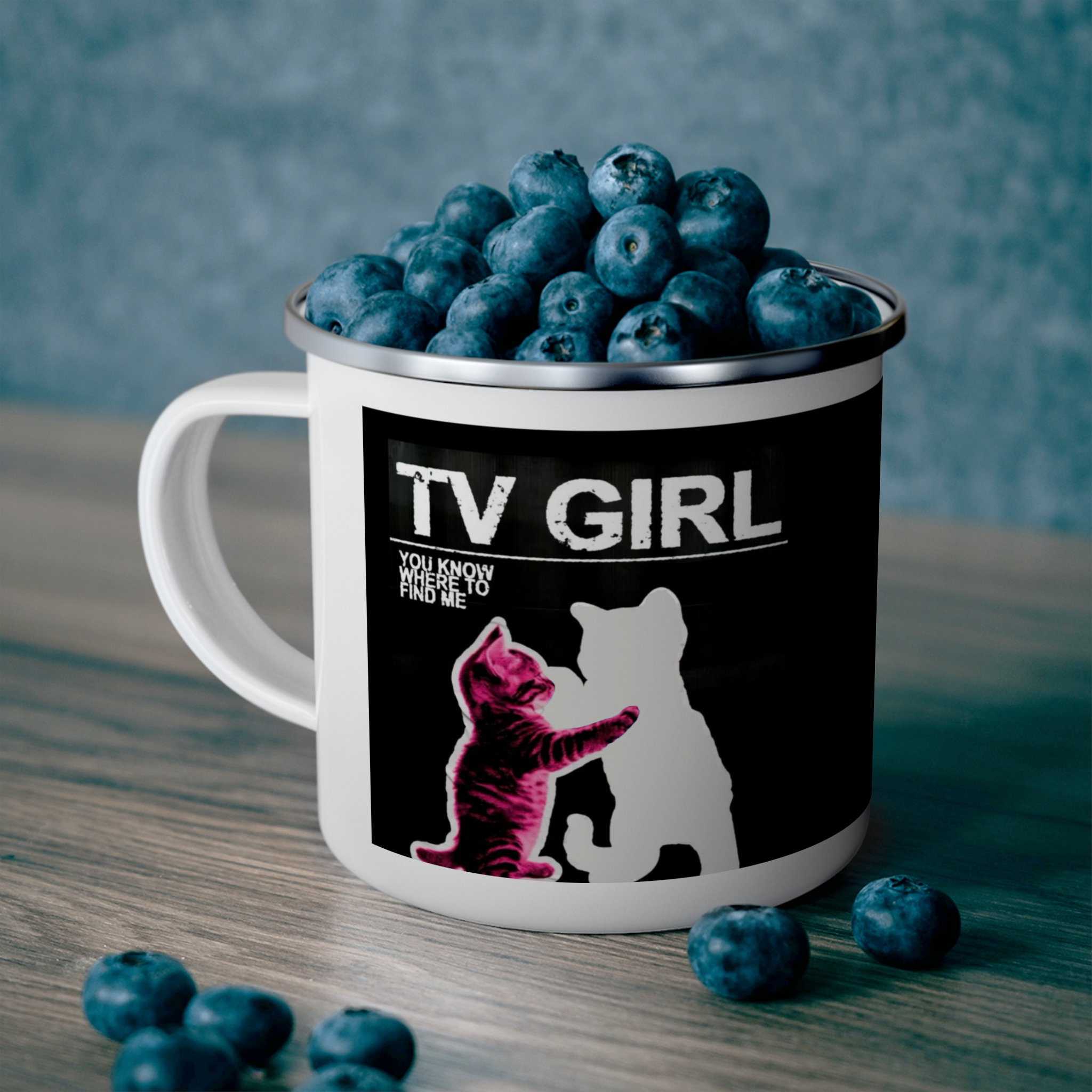 ماگ طرح TV girl, تو میدونی کجا پیدام کنی/ و من میدونم کجارو بگردمنمای چپ ۲1