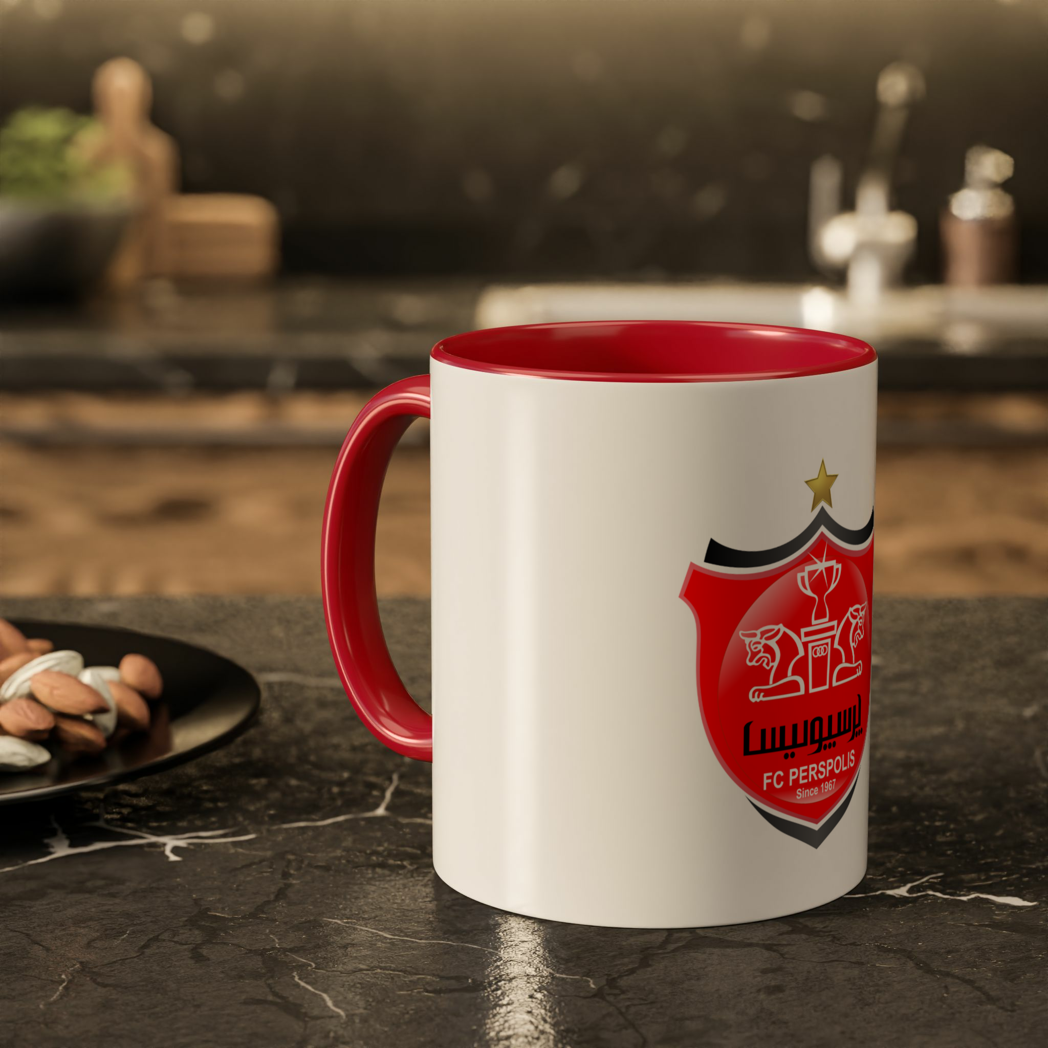 ماگ طرح پرسپولیسزمینه ۲ - رنگ قرمز1