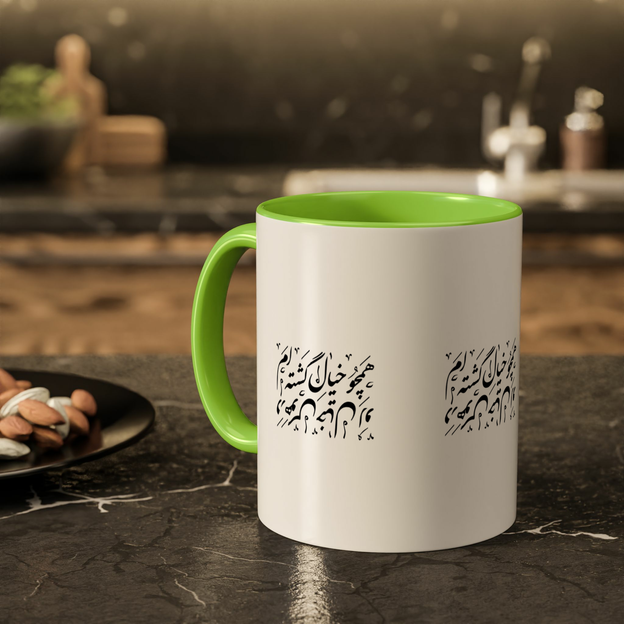 ماگ (همچو خیال)زمینه ۲ - رنگ سبز روشن4