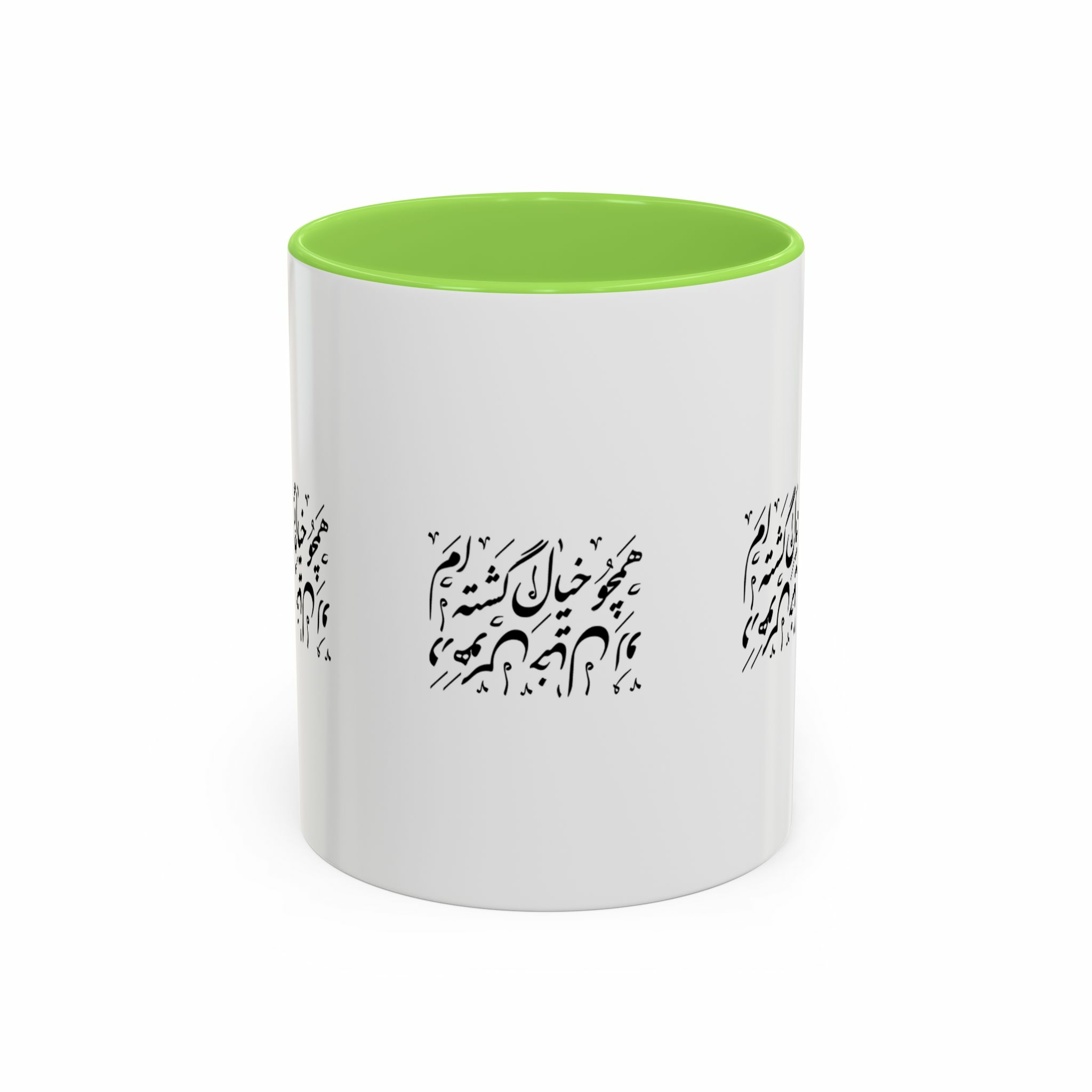 ماگ (همچو خیال)نمای روبرو - رنگ سبز روشن3