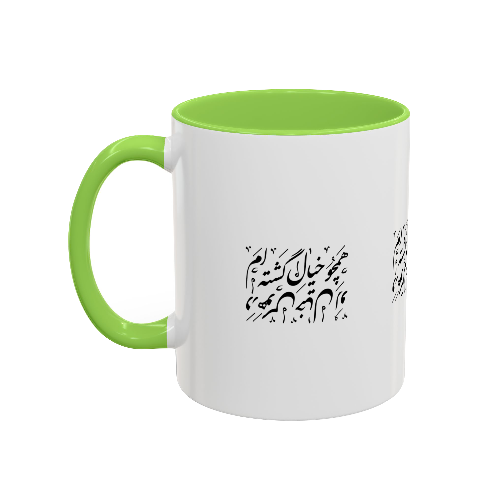ماگ (همچو خیال)نمای چپ - رنگ سبز روشن1