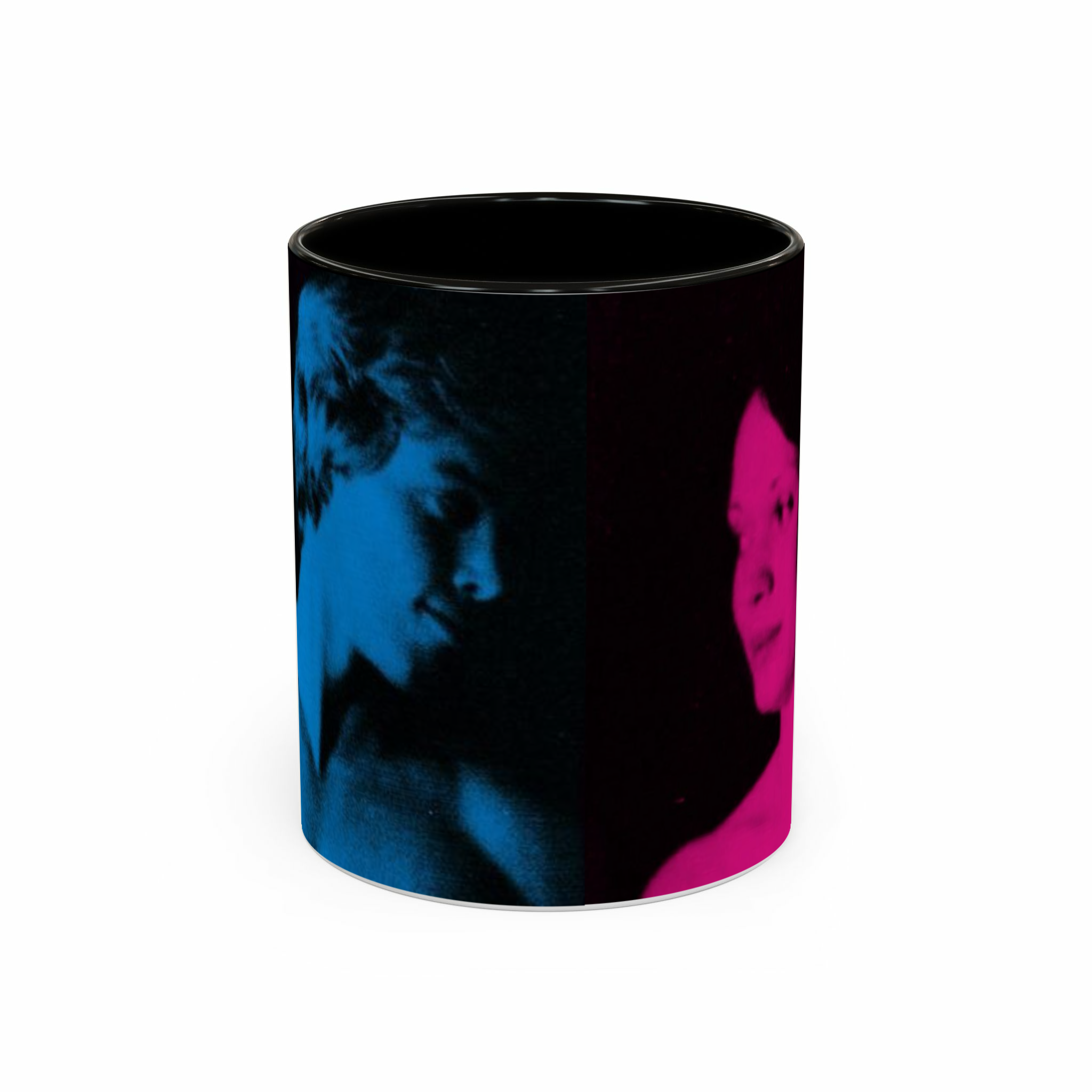 ماگ طرح تیوی گرلنمای روبرو  - رنگ مشکی2