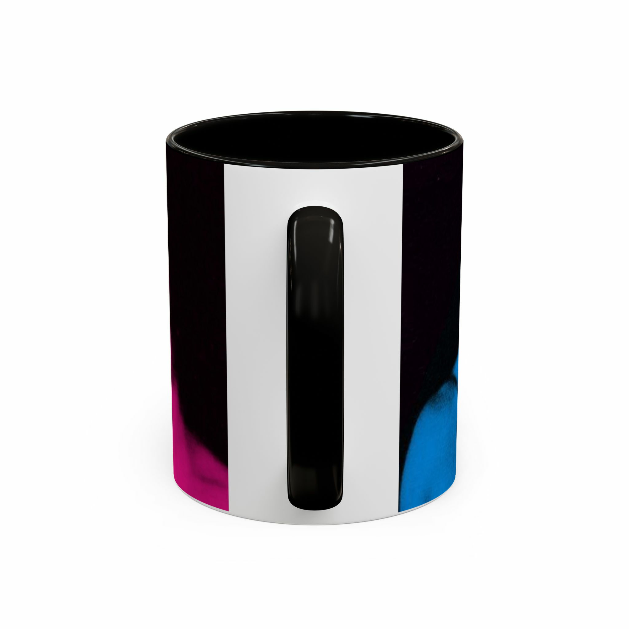 ماگ طرح تیوی گرلنمای پشت - رنگ مشکی1