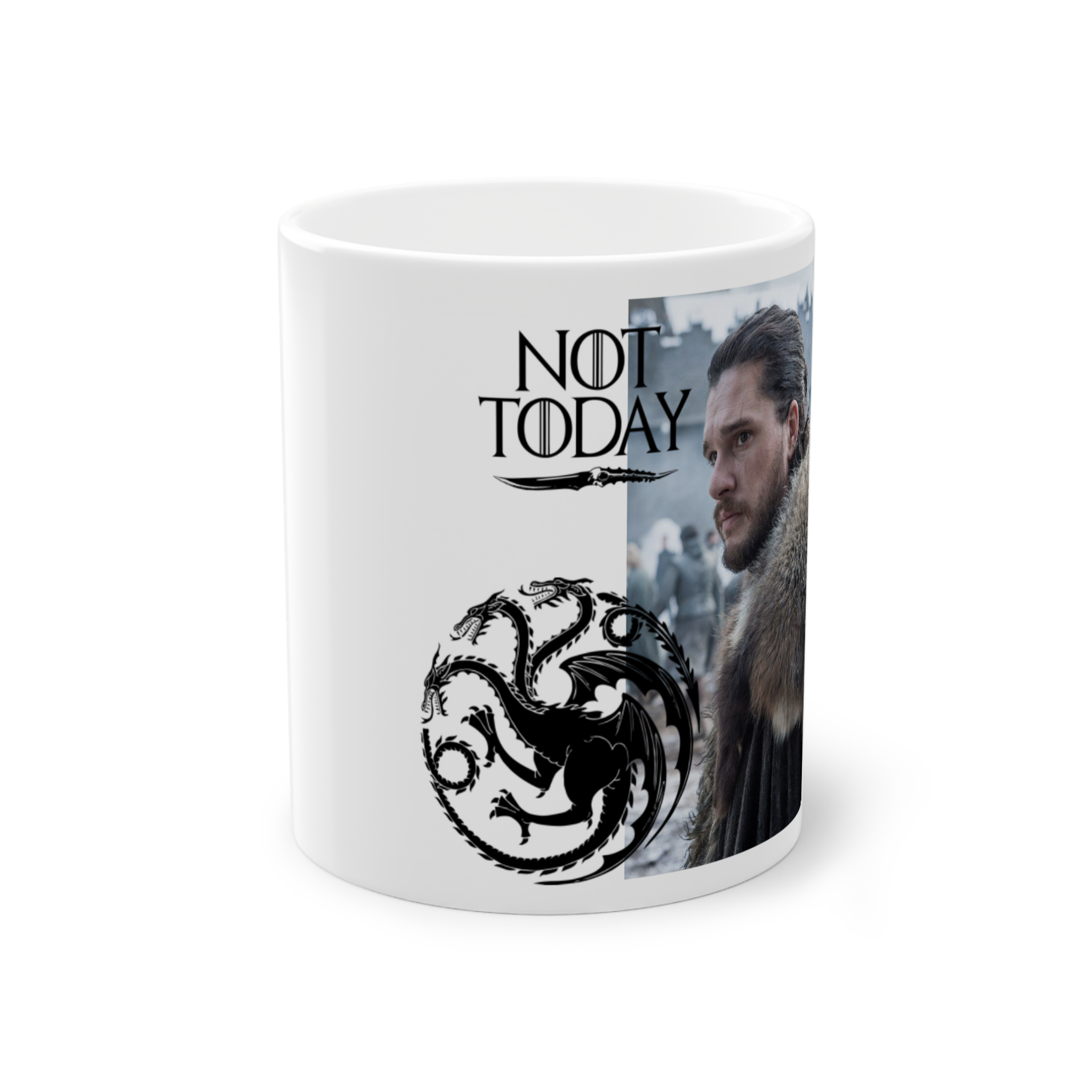 ماگ طرح جان اینو game of thronesنمای روبرو4