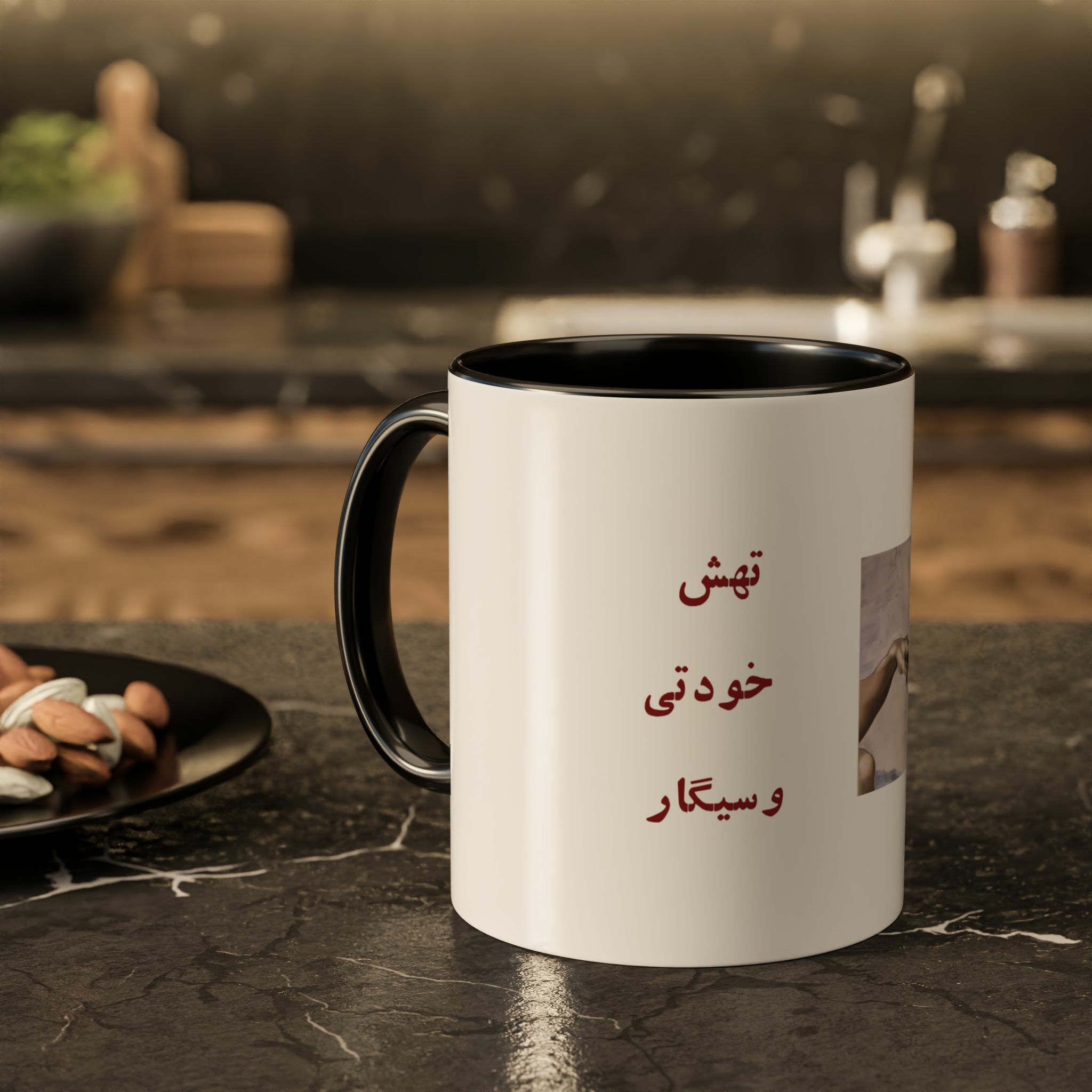 ماگ بیسیکزمینه ۲ - رنگ مشکی2