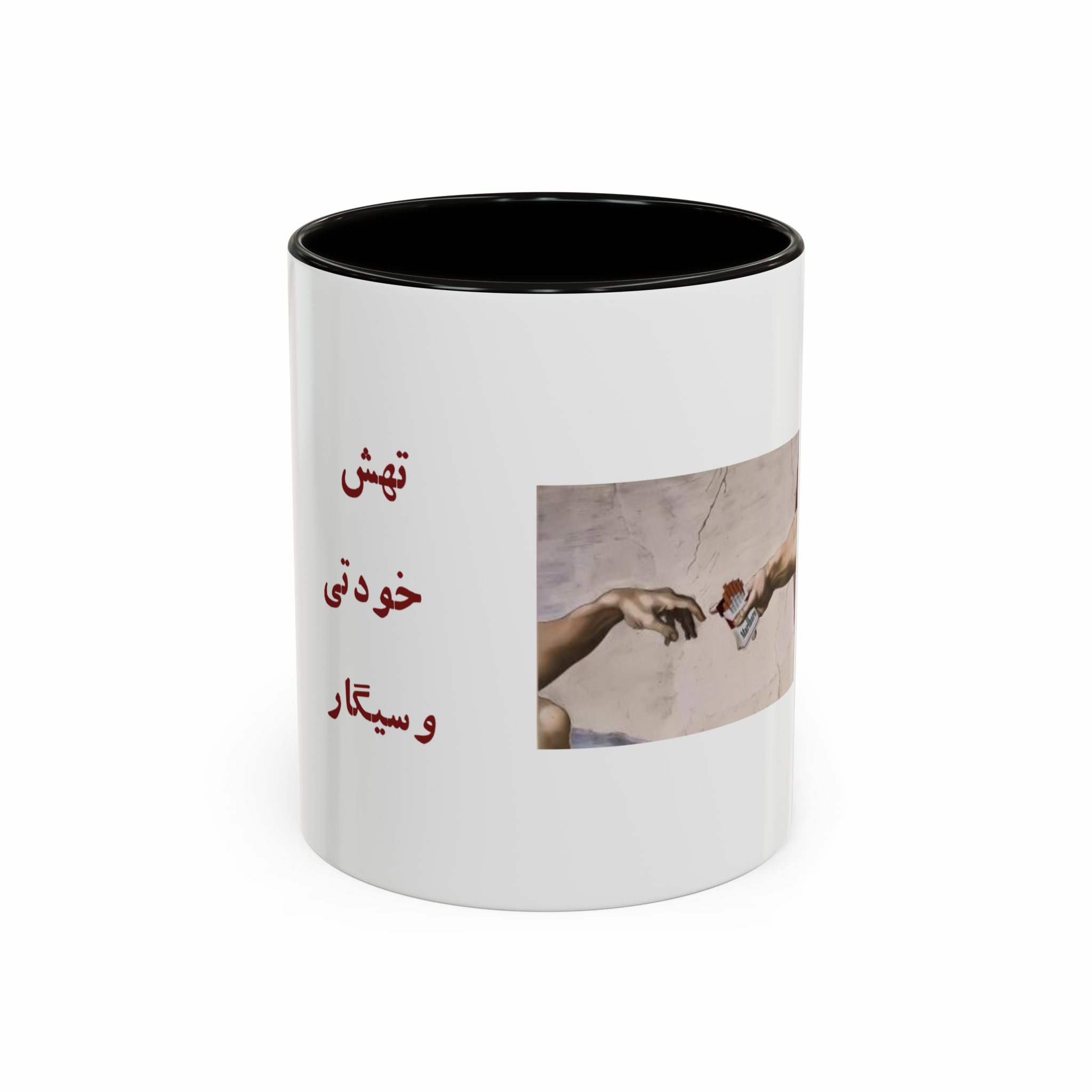 ماگ بیسیکنمای روبرو - رنگ مشکی