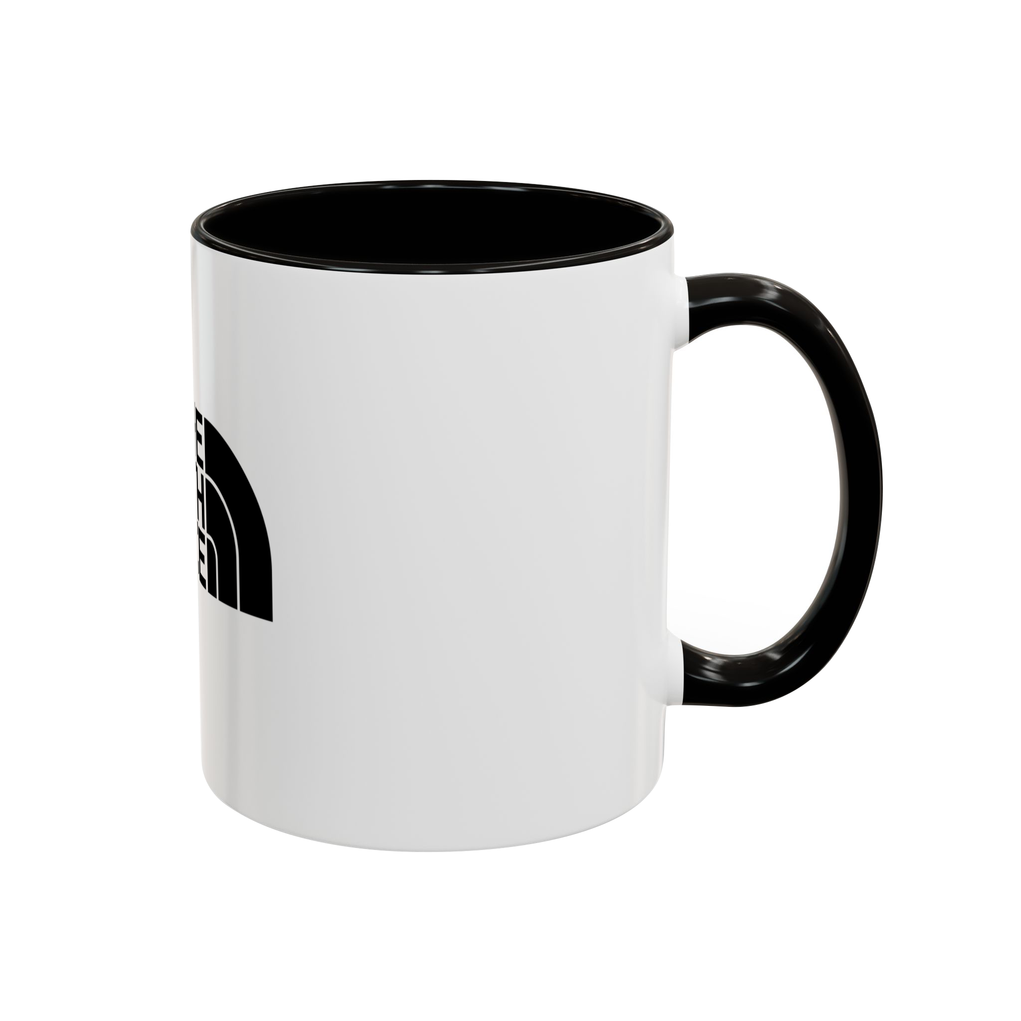 ماگ طرح north faceنمای راست - رنگ مشکی4