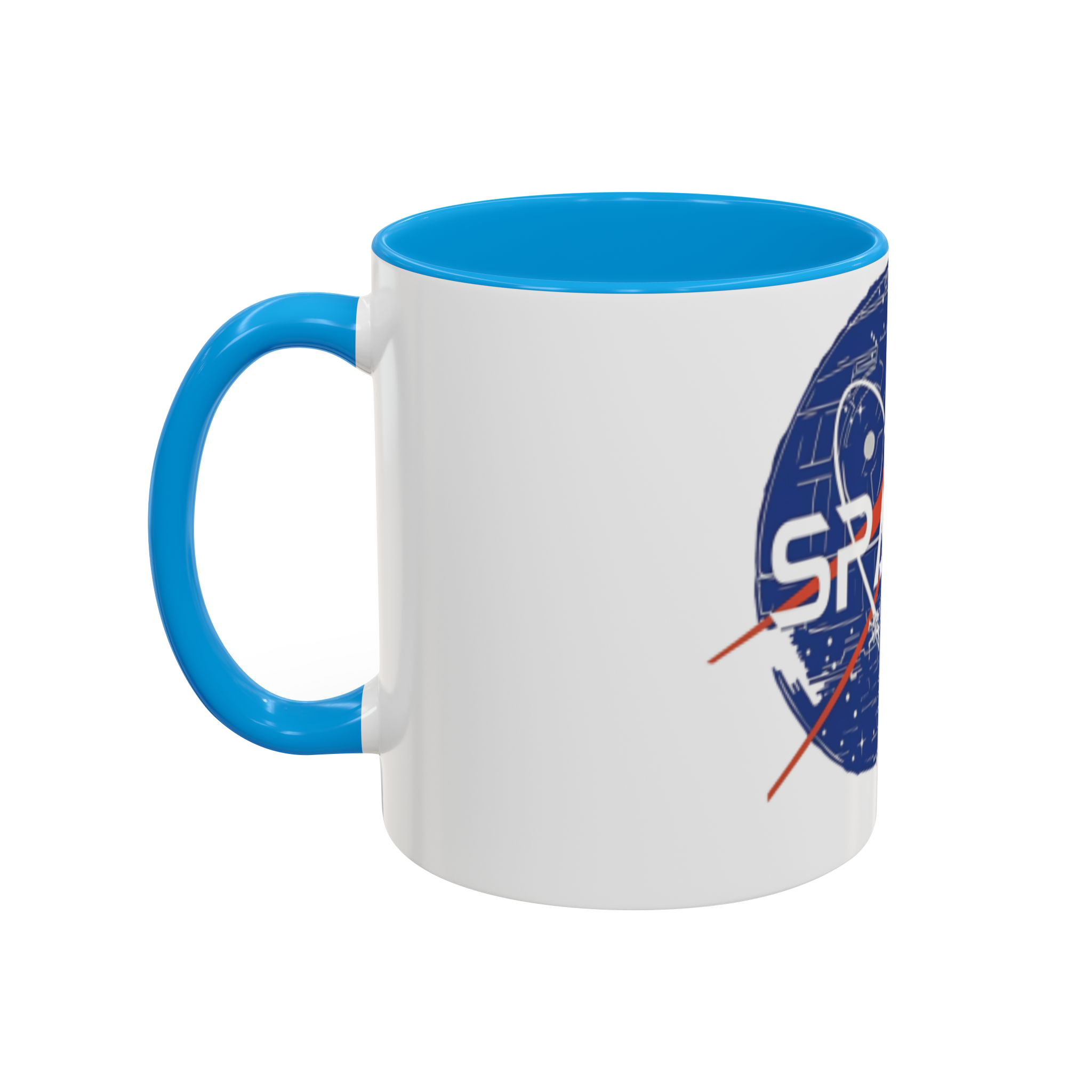 ماگ spaceنمای چپ - رنگ آبی روشن3
