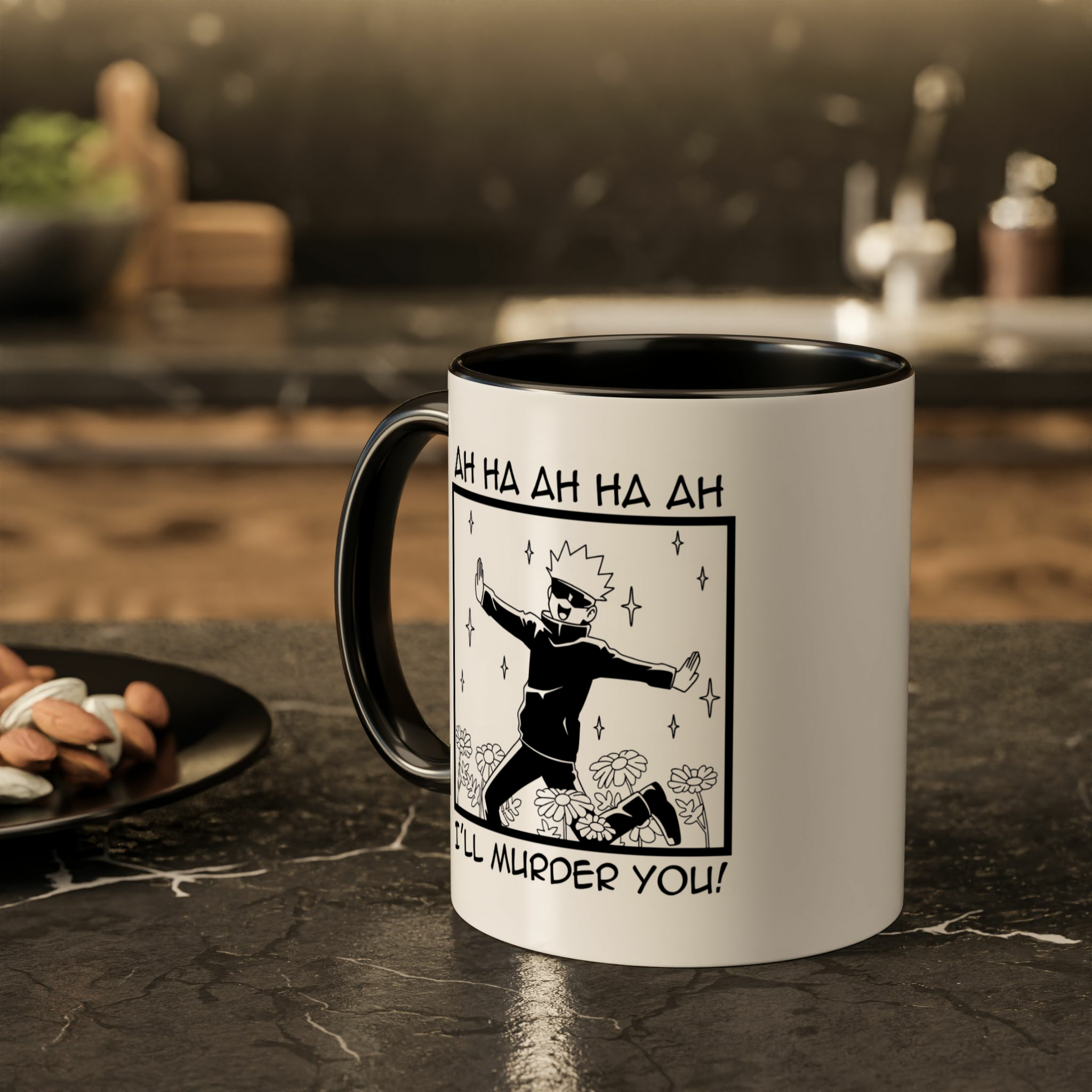 ماگ مدل گوجوزمینه ۲ - رنگ مشکی5
