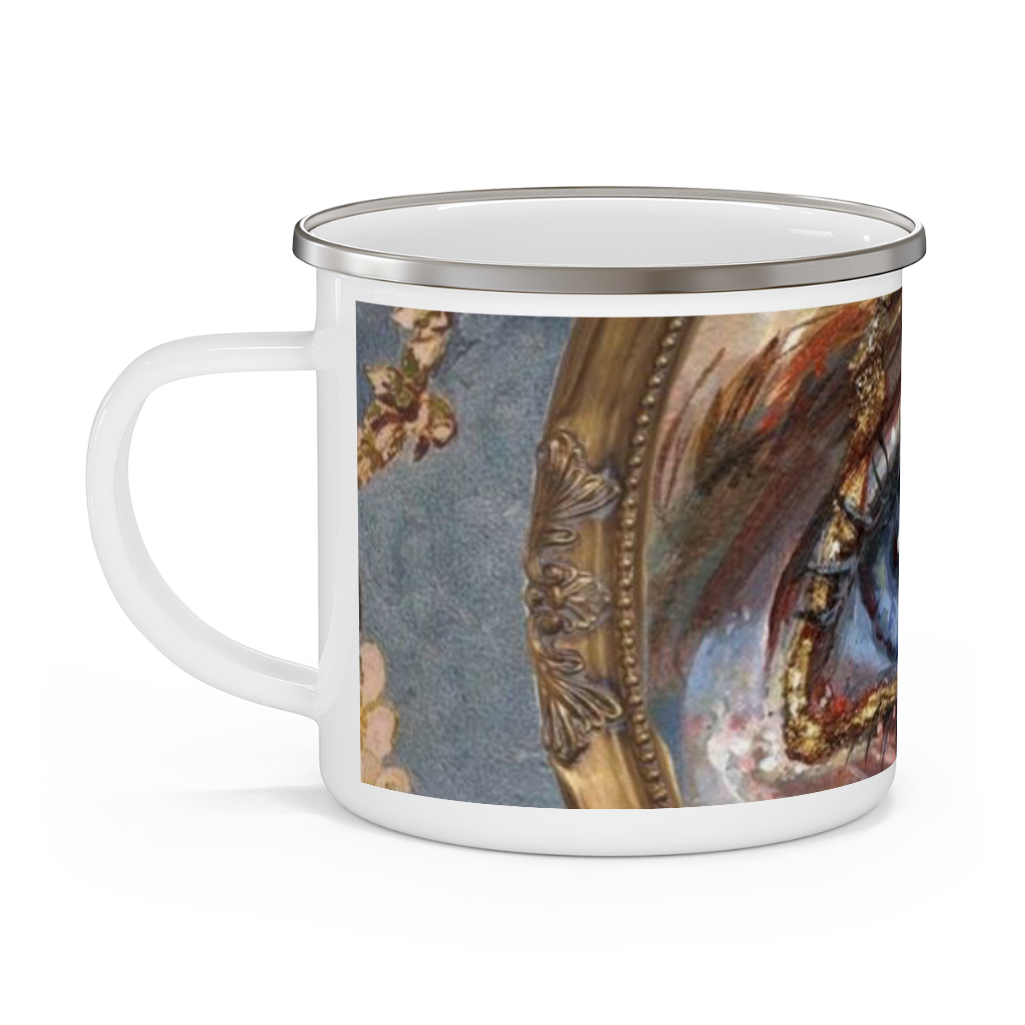 ماگ استیل طرح angelic eyeنمای چپ ۱2