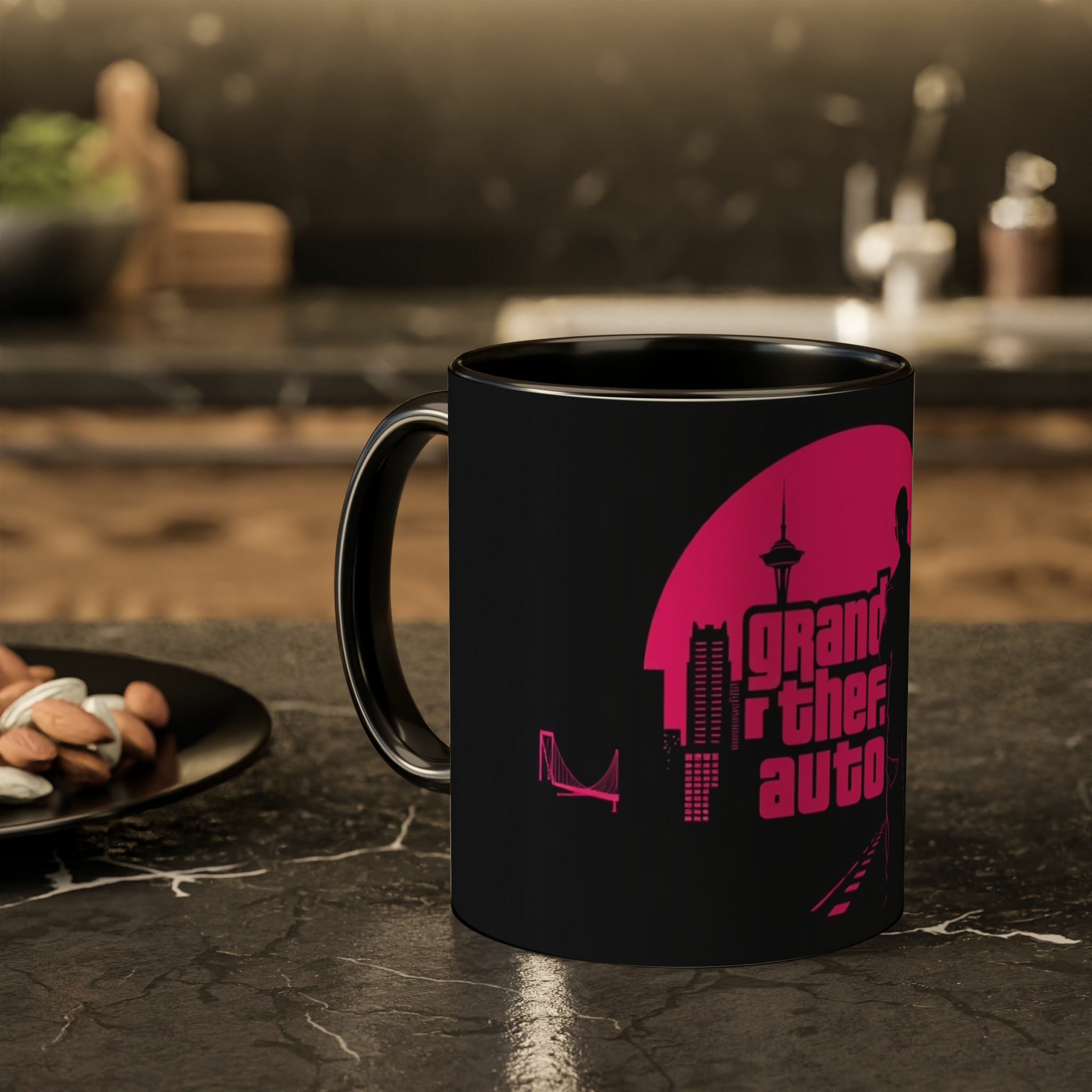 ماگ طرح GTAزمینه ۲ - رنگ مشکی5