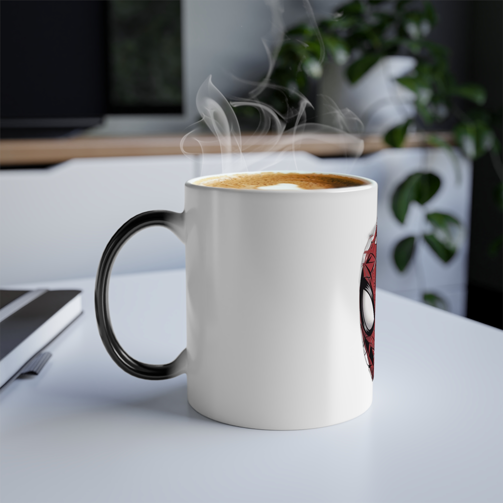 لیوان چاپ اسپایدرمنزمینه ۱ - رنگ سفید4