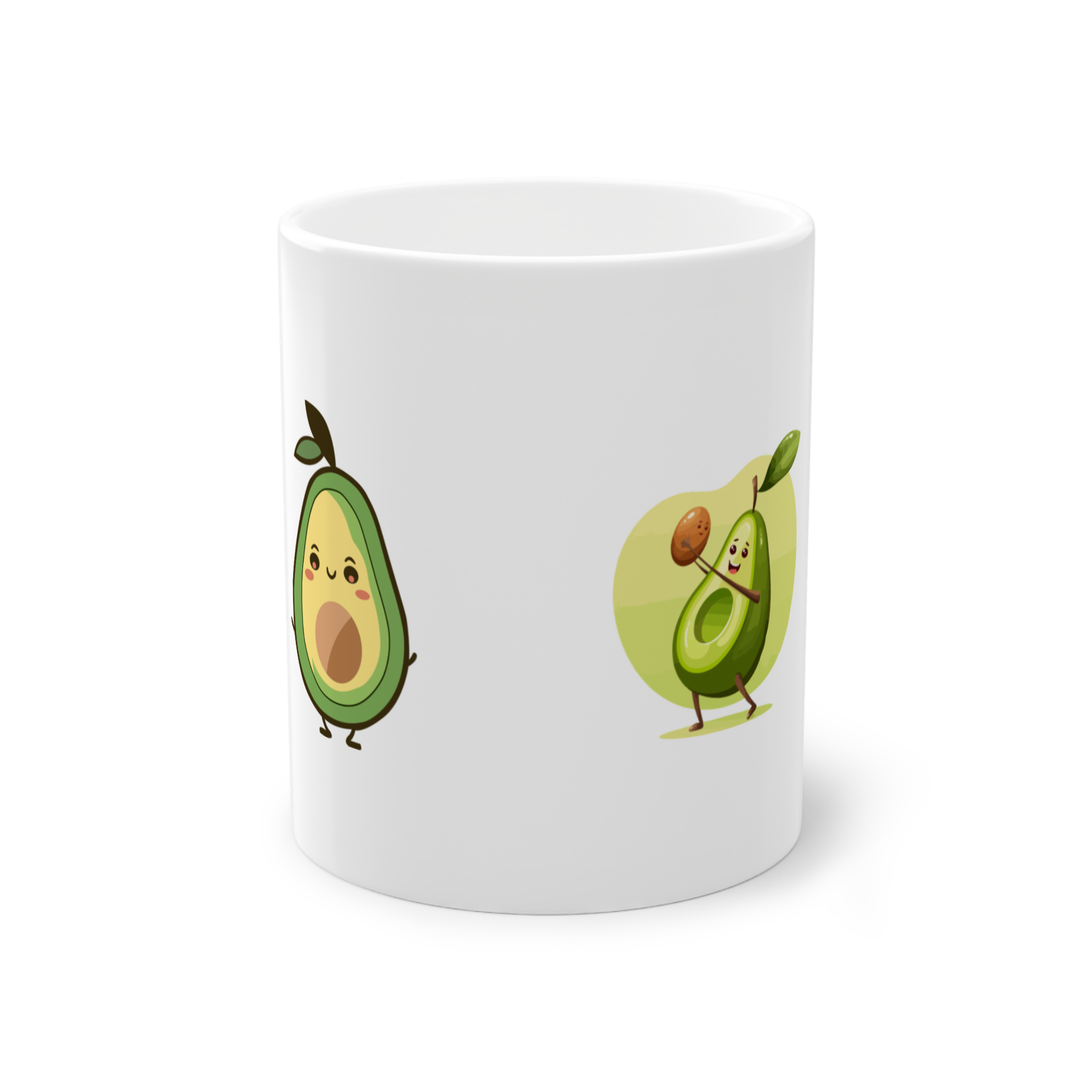 ماگ آووکادو🥑🤍نمای روبرو1