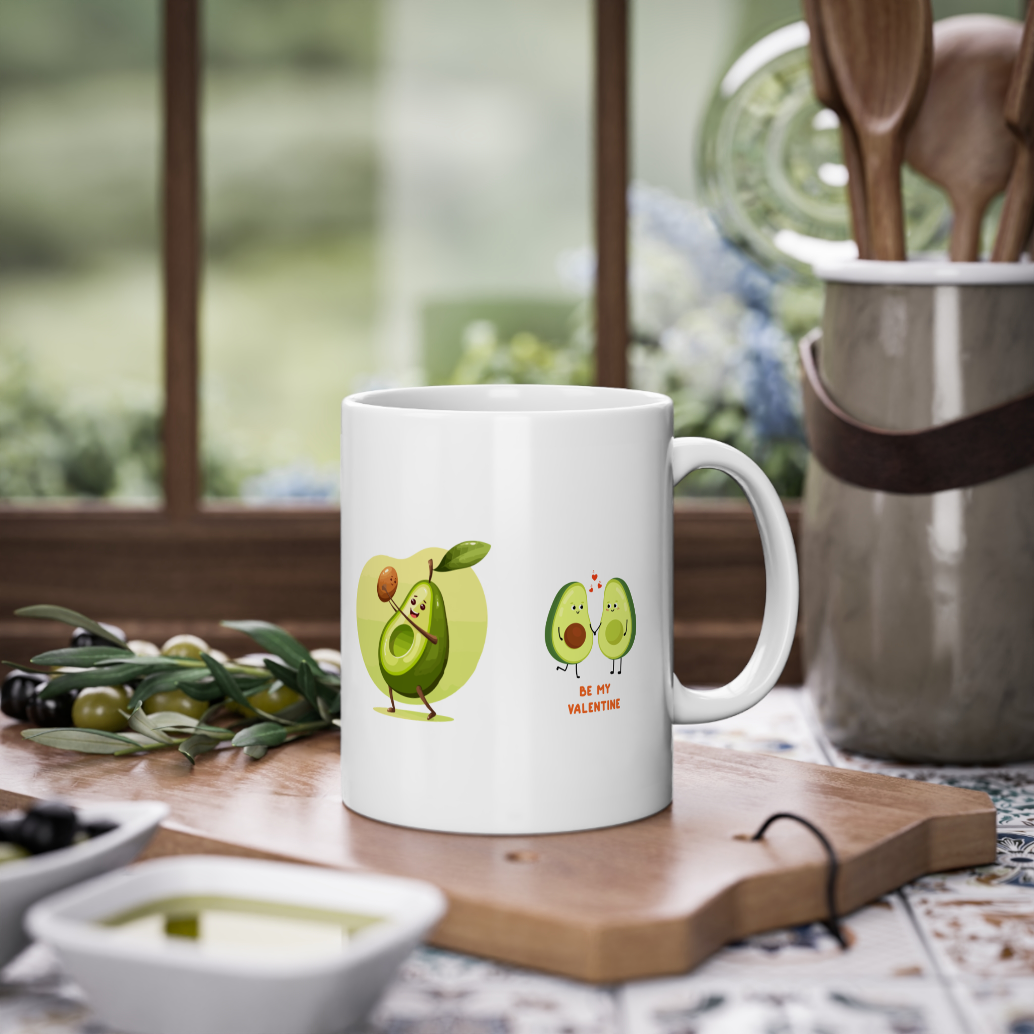 ماگ آووکادو🥑🤍زمینه ۱4