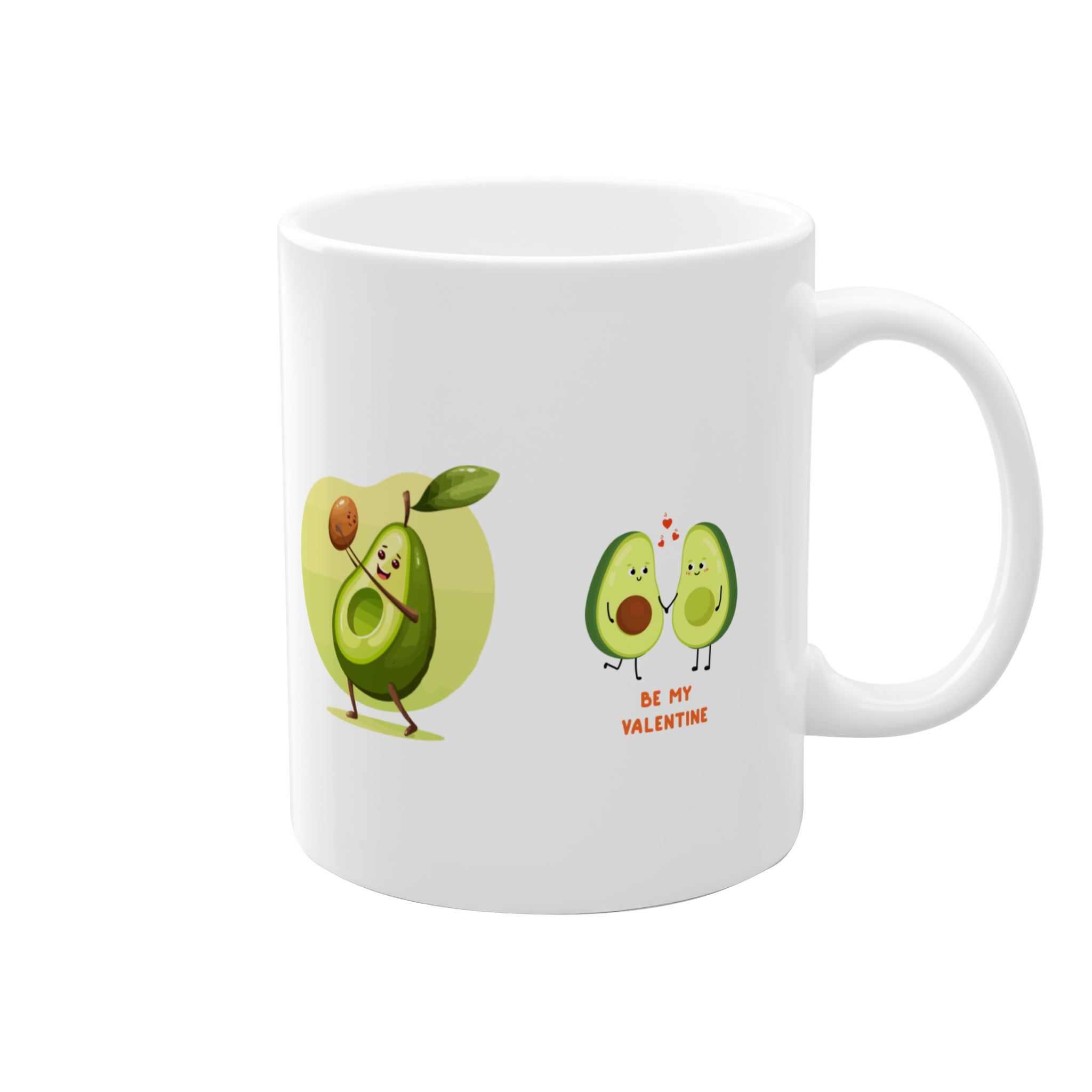 ماگ آووکادو🥑🤍نمای راست