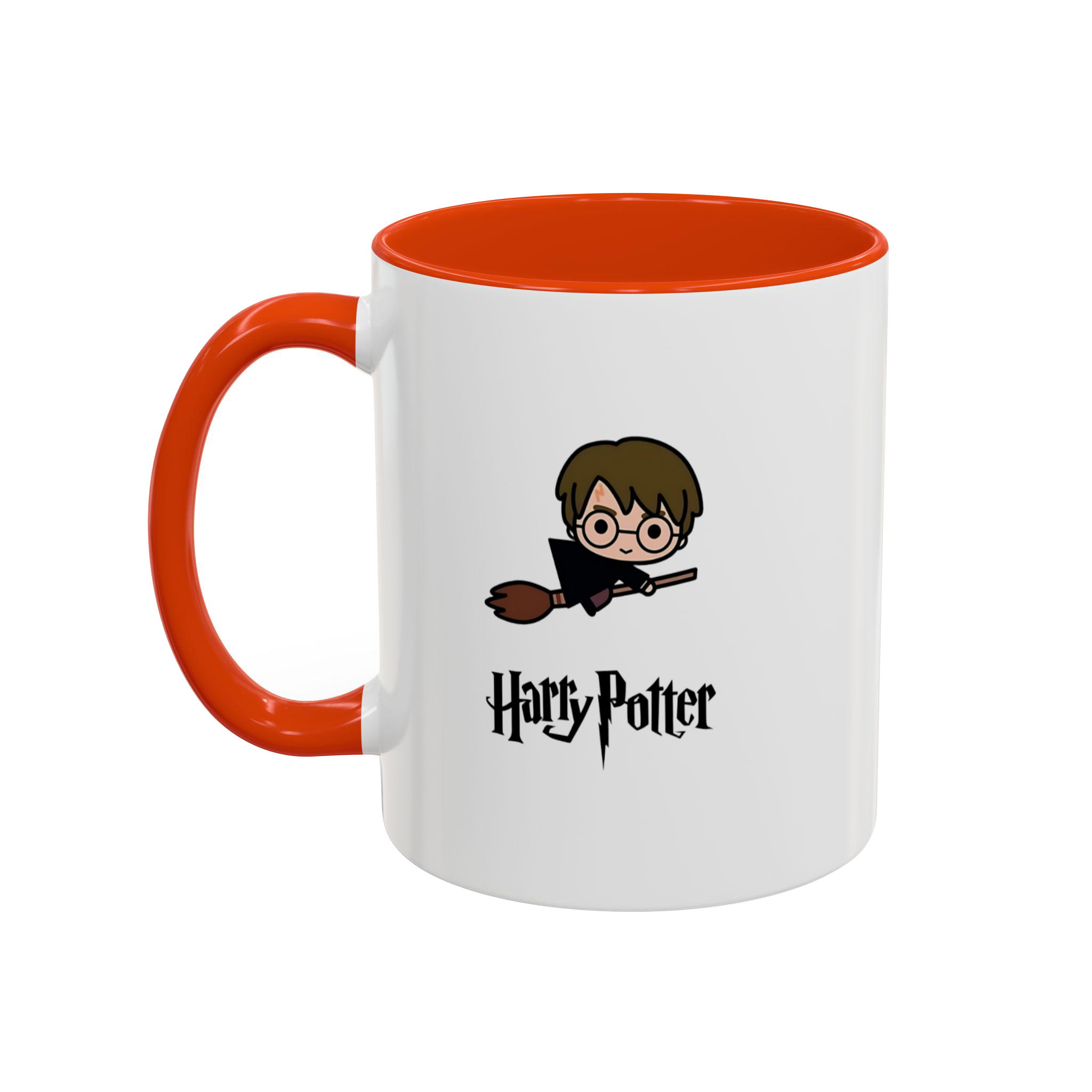 ماگ طرح هری پاتر Harry potterنمای چپ - رنگ نارنجی3